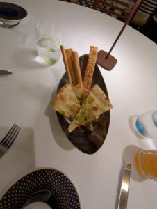 Bread service at Palo on the Disney Magic