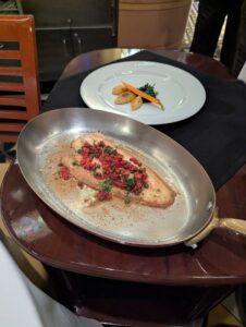 Dover Sole at Palo on the Disney Magic