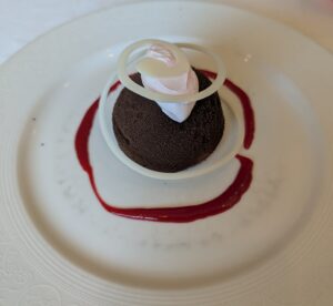 Chocolate Marquise Bombe on the Disney Magic