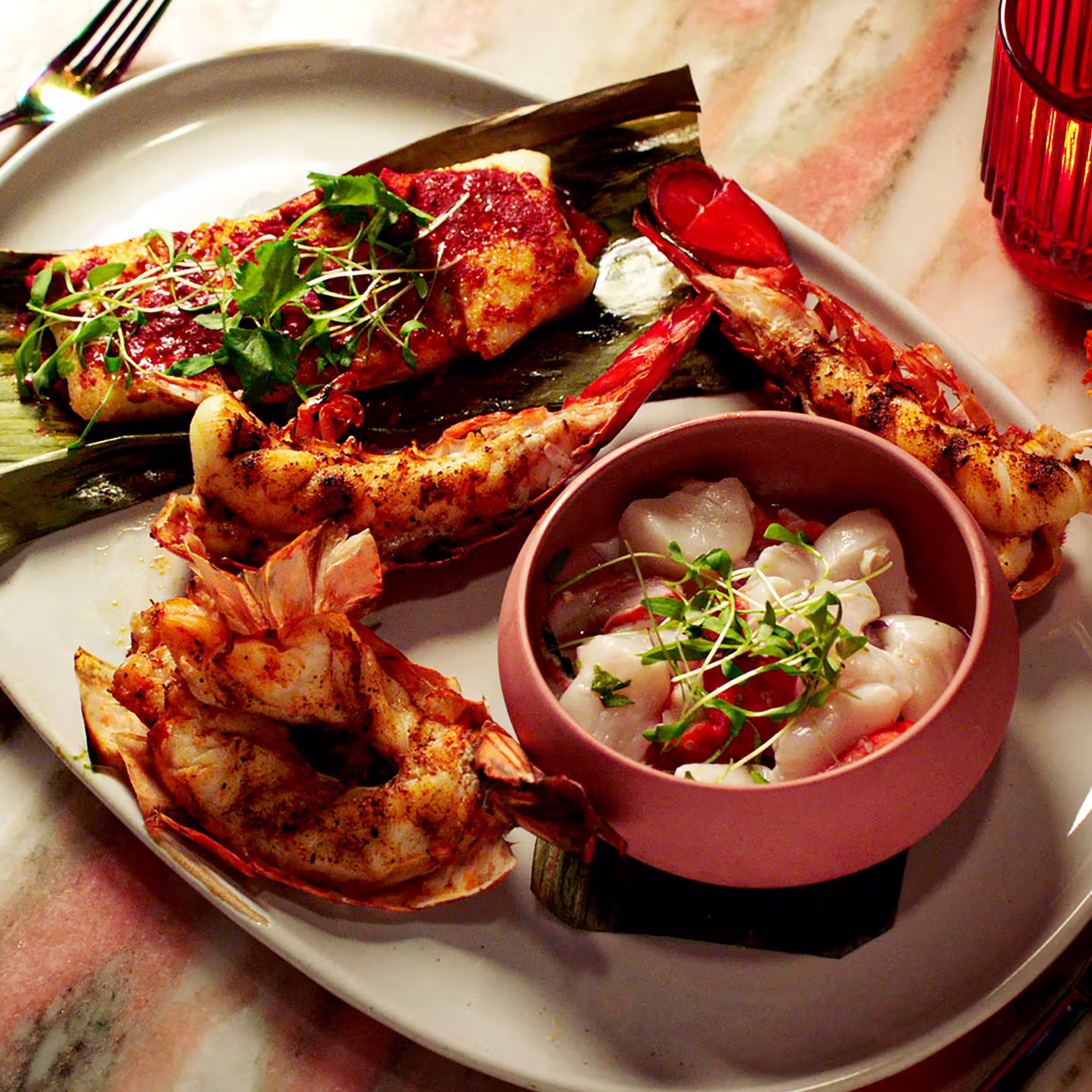 Pink Agave Dinner Menu