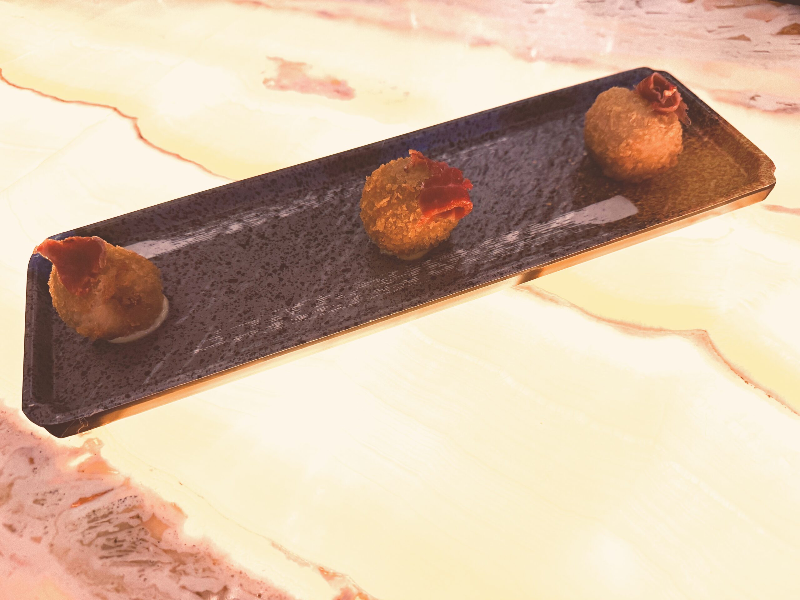 Iberian ham croquetas from Haven in Curacao