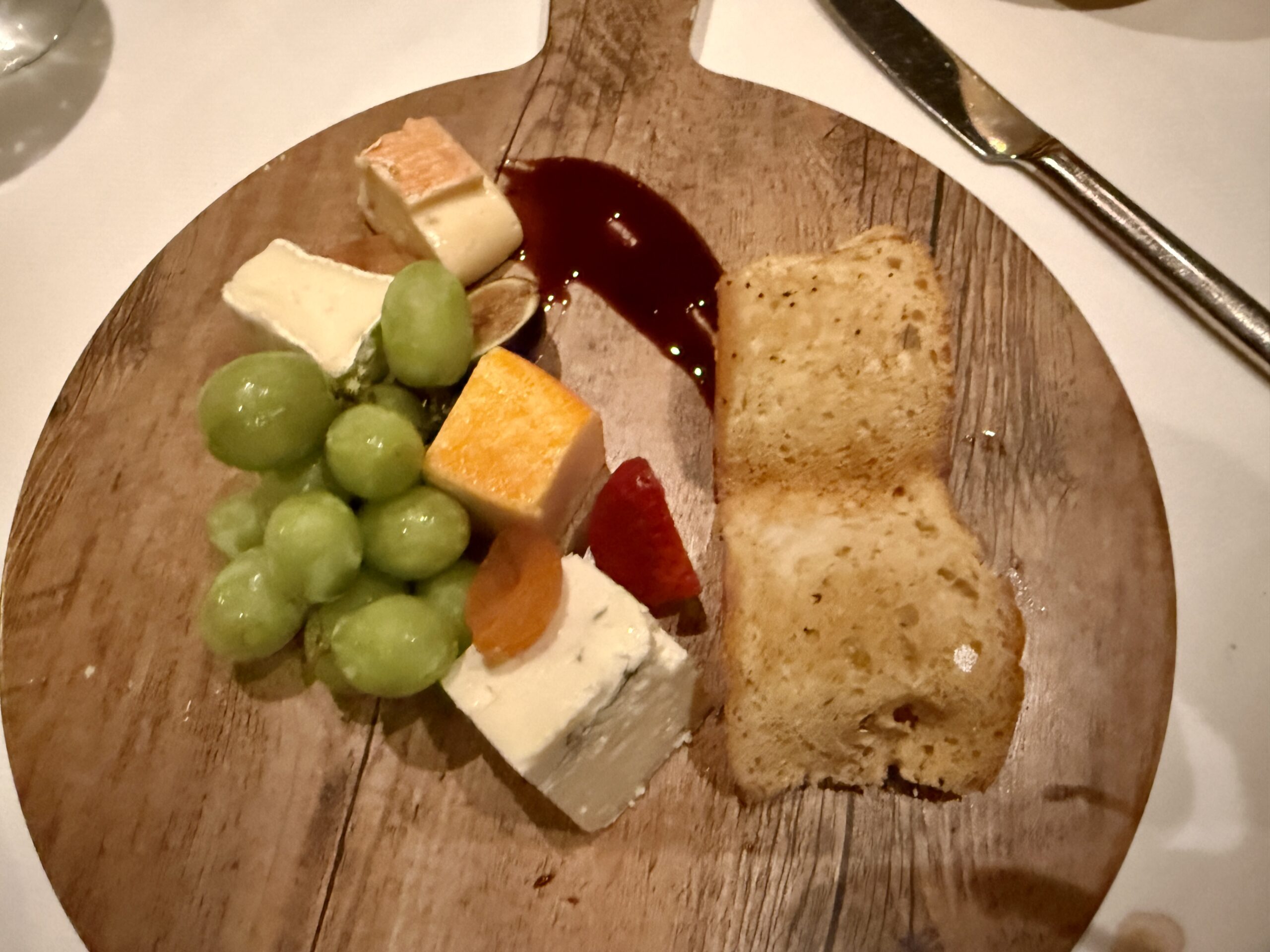 Cheese plate from Pinnacle Grill on Rotterdam
