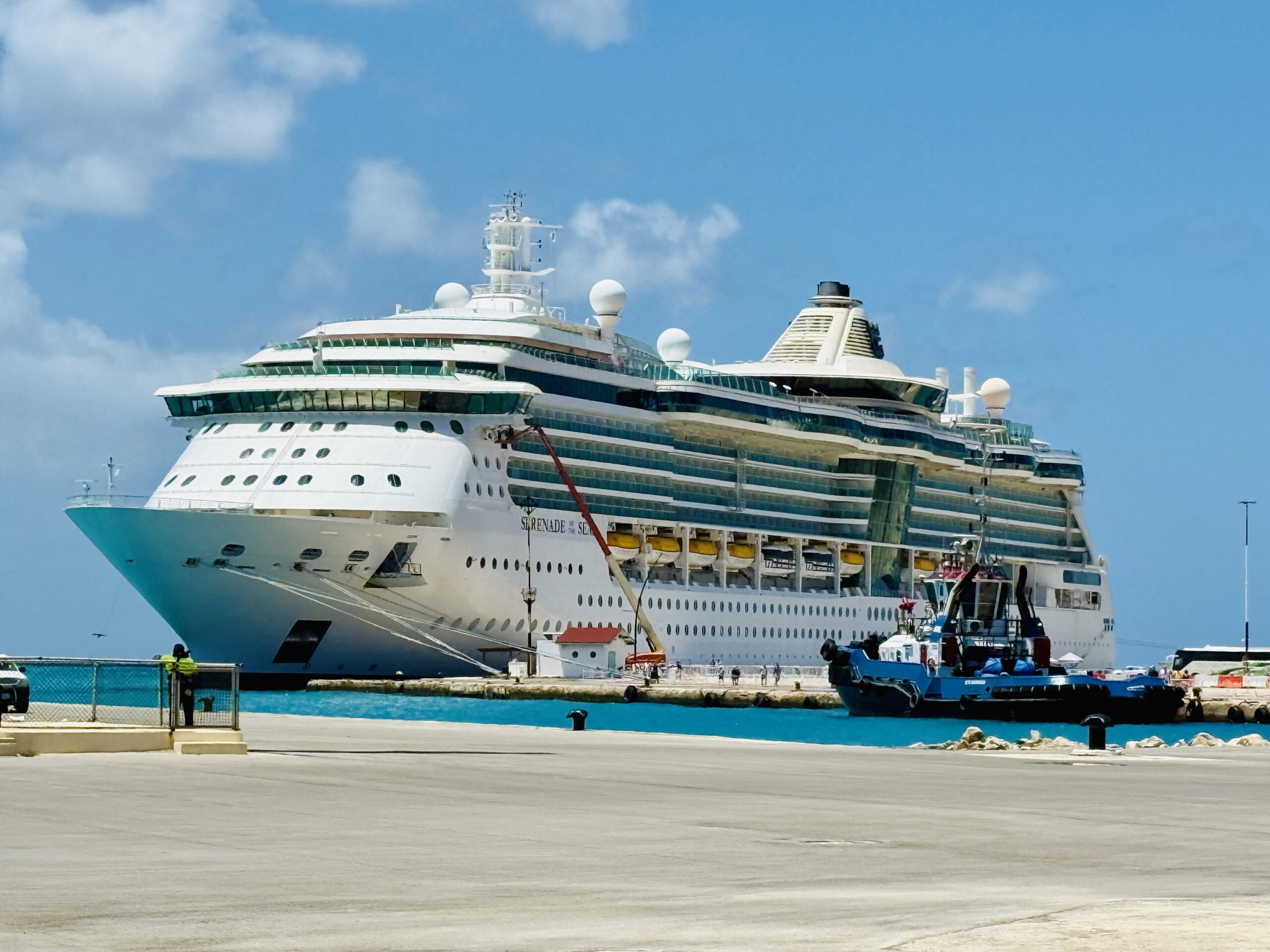 Serenade of the Seas docked in Aruba on March 18, 2026