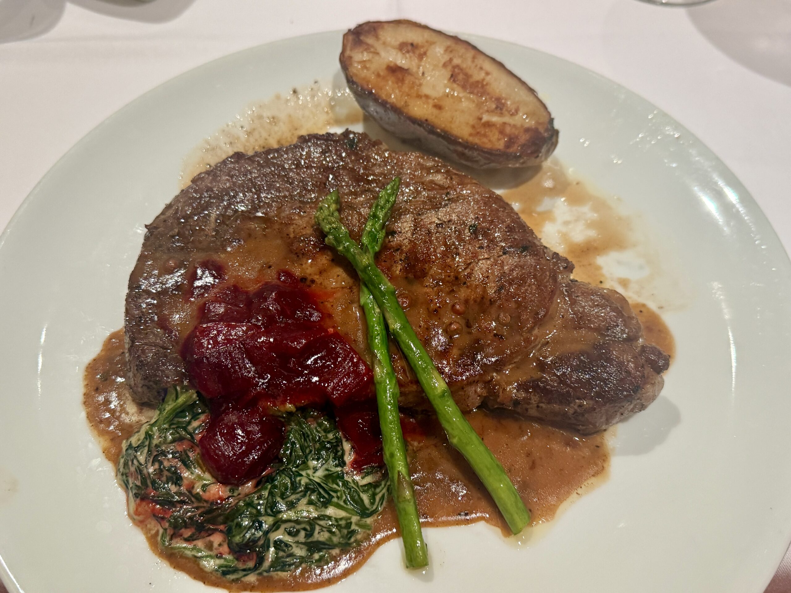 Upcharge Pinnacle Grill ribeye in the MDR on Rotterdam