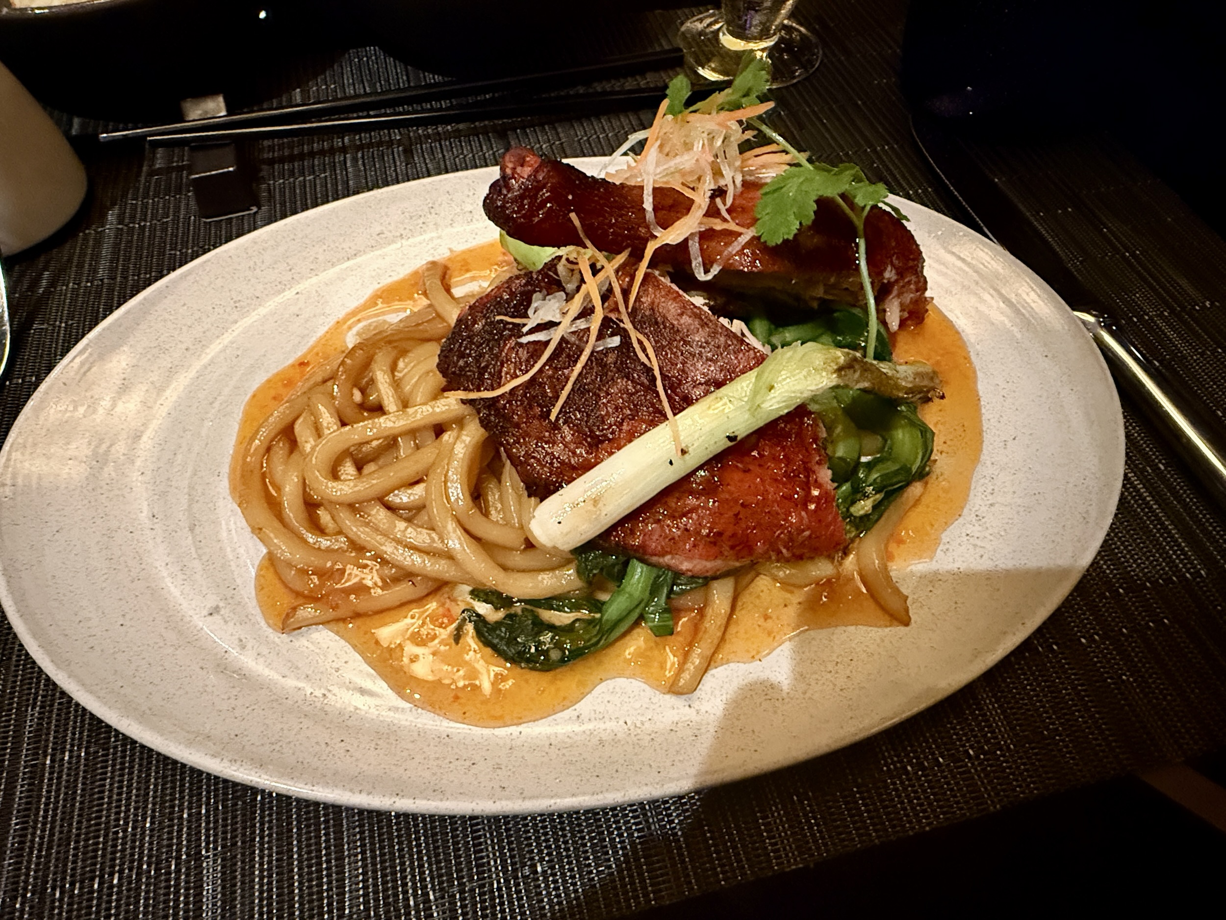 Crispy Duck from Tamarind on Holland America's Rotterdam