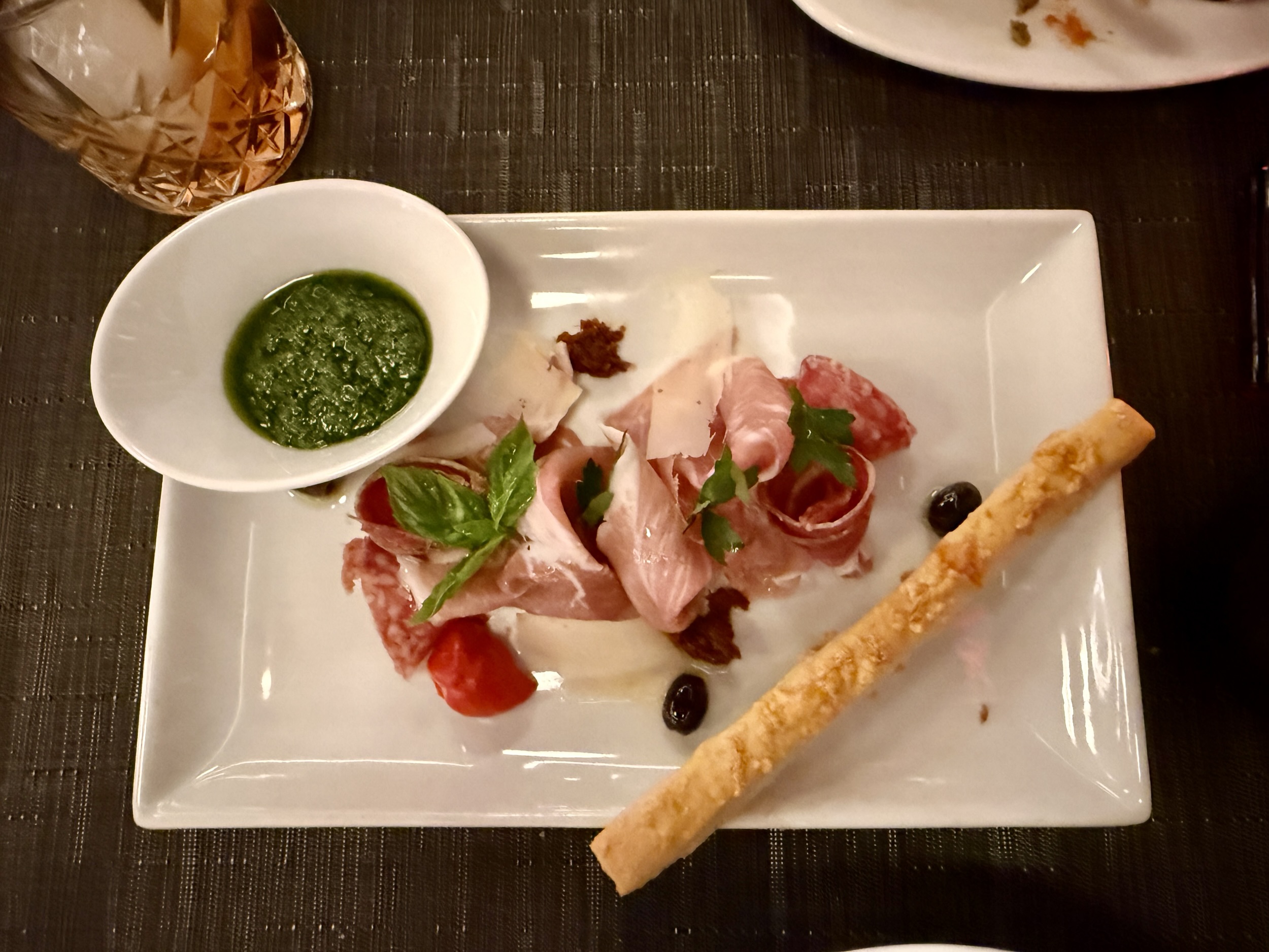 Antipasti plate from Canaletto on Rotterdam