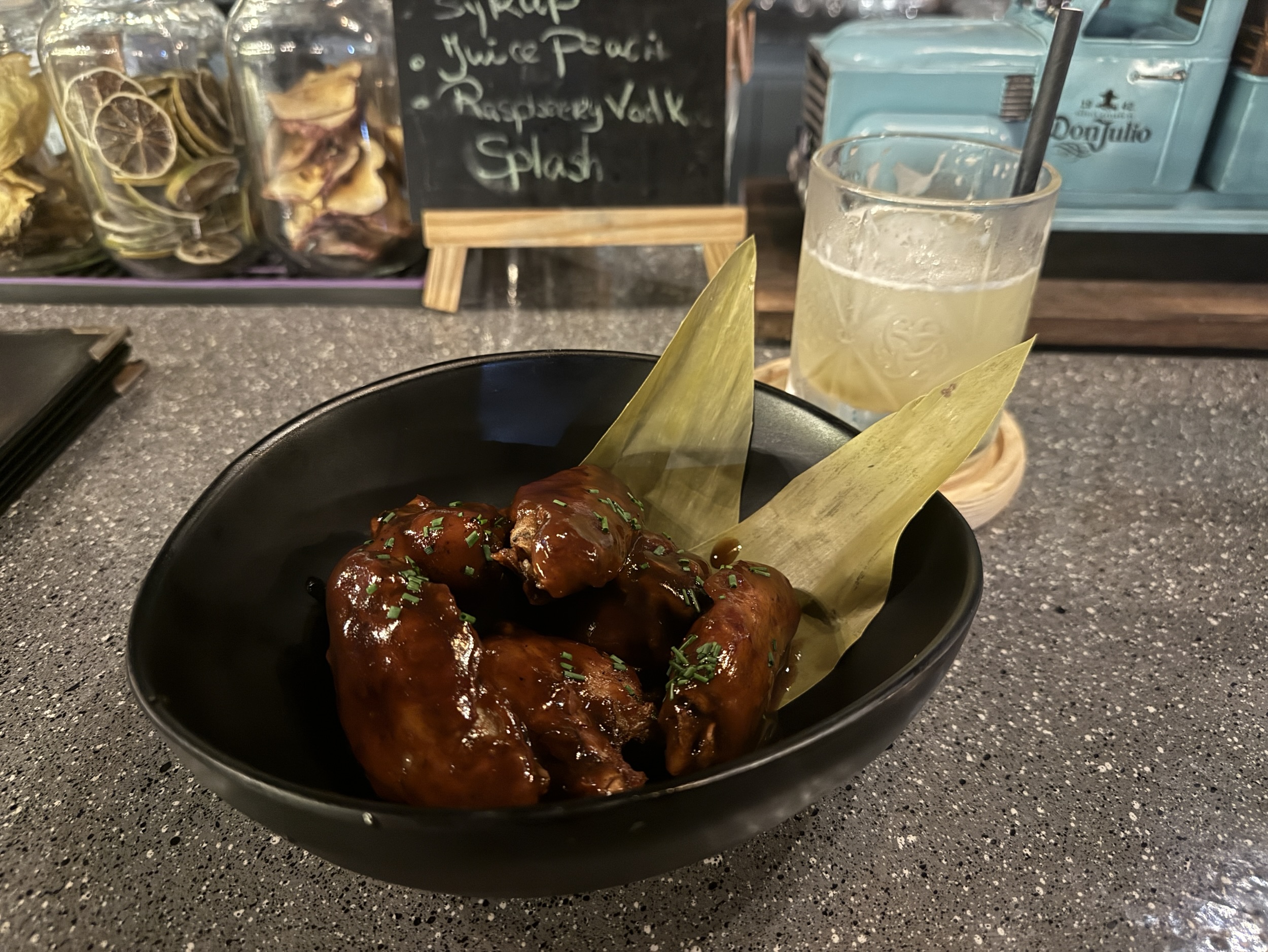 Jack Daniels Wings from Kaya 91 in Curacao