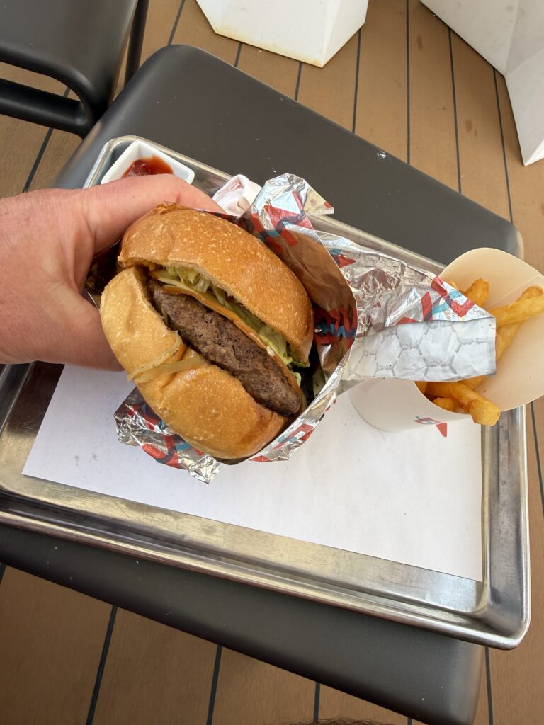 The Cannonball burger from the Dive In on Rotterdam