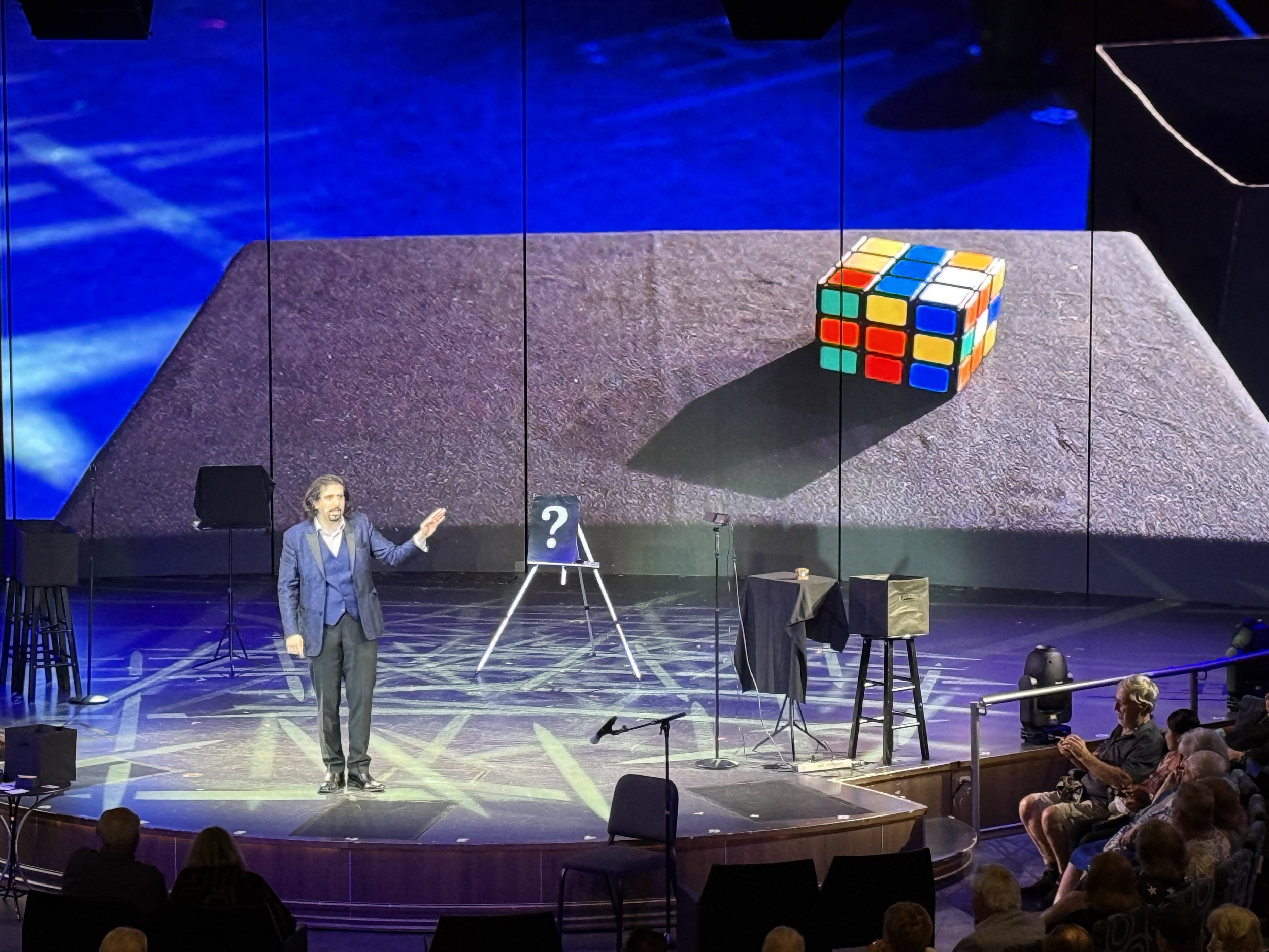 John Accardo entertaining on Holland America's Rotterdam