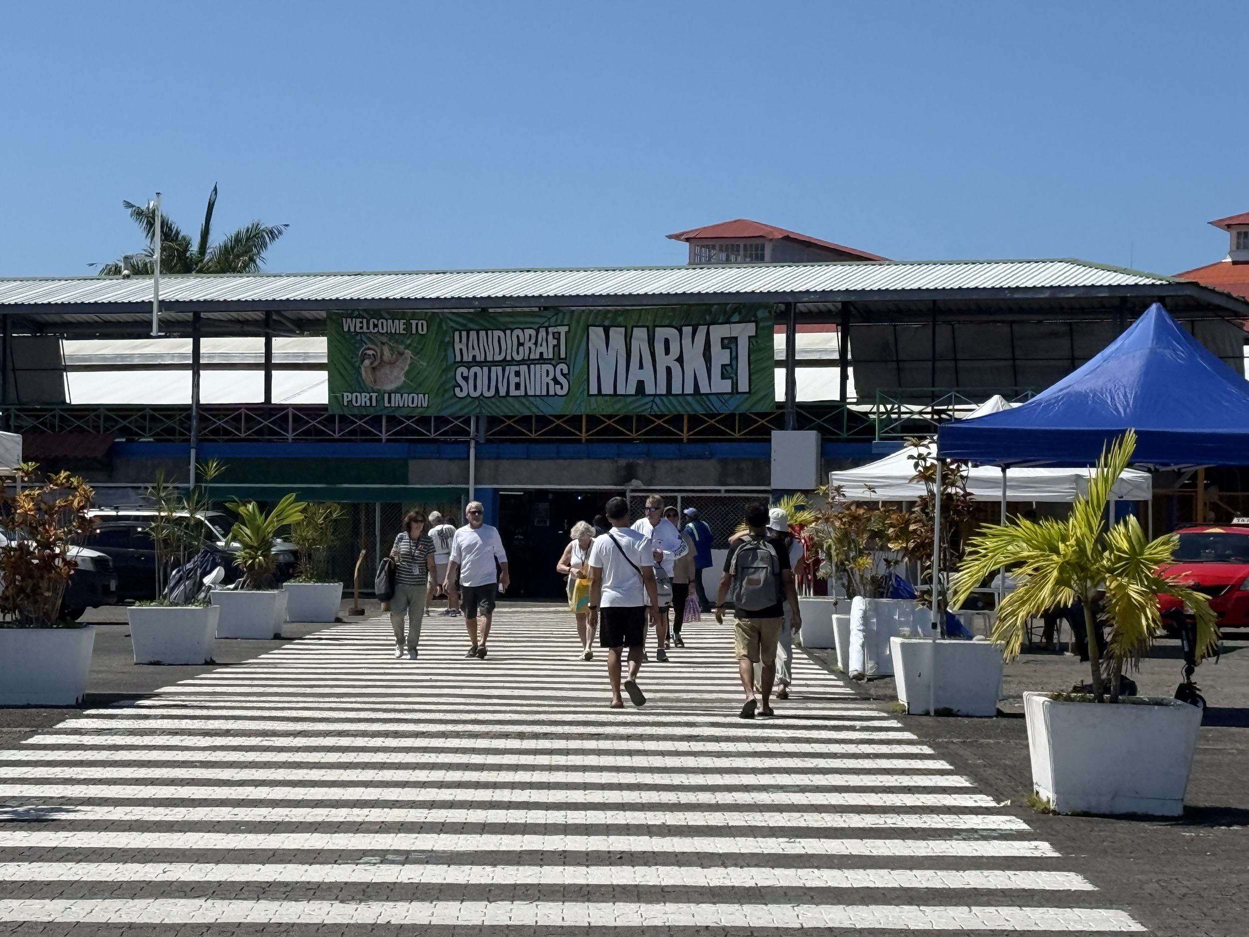 The Puerto Limon cruise terminal