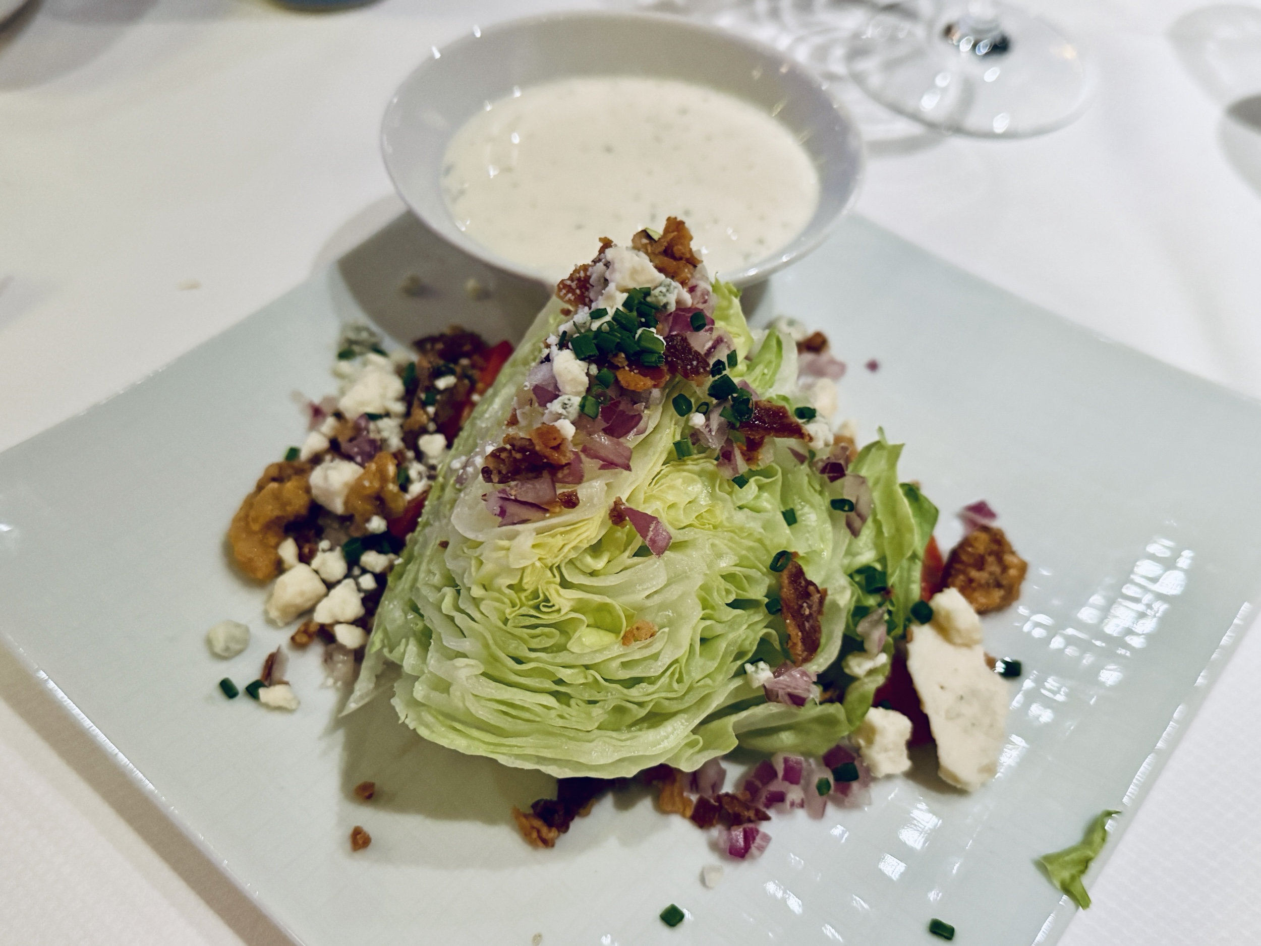 Steakhouse Wedge Salad from Pinnacle Grill on Rotterdam