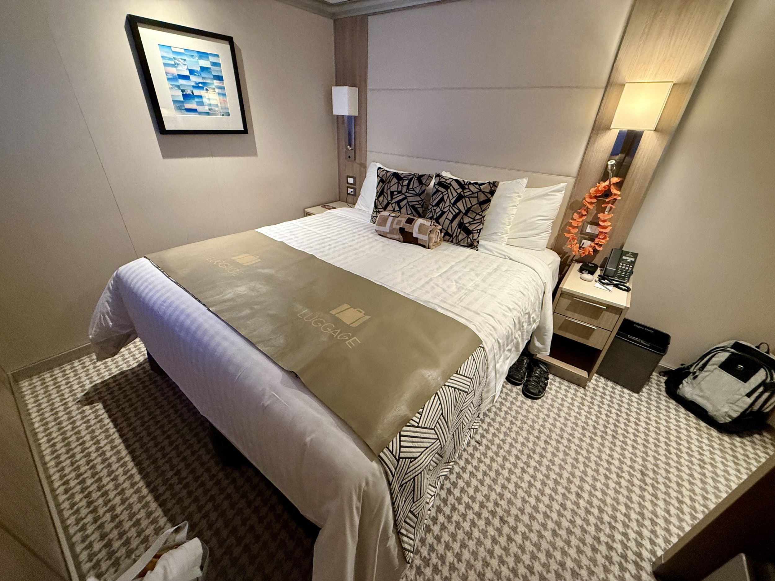 Interior stateroom 6025 on Holland America's Rotterdam