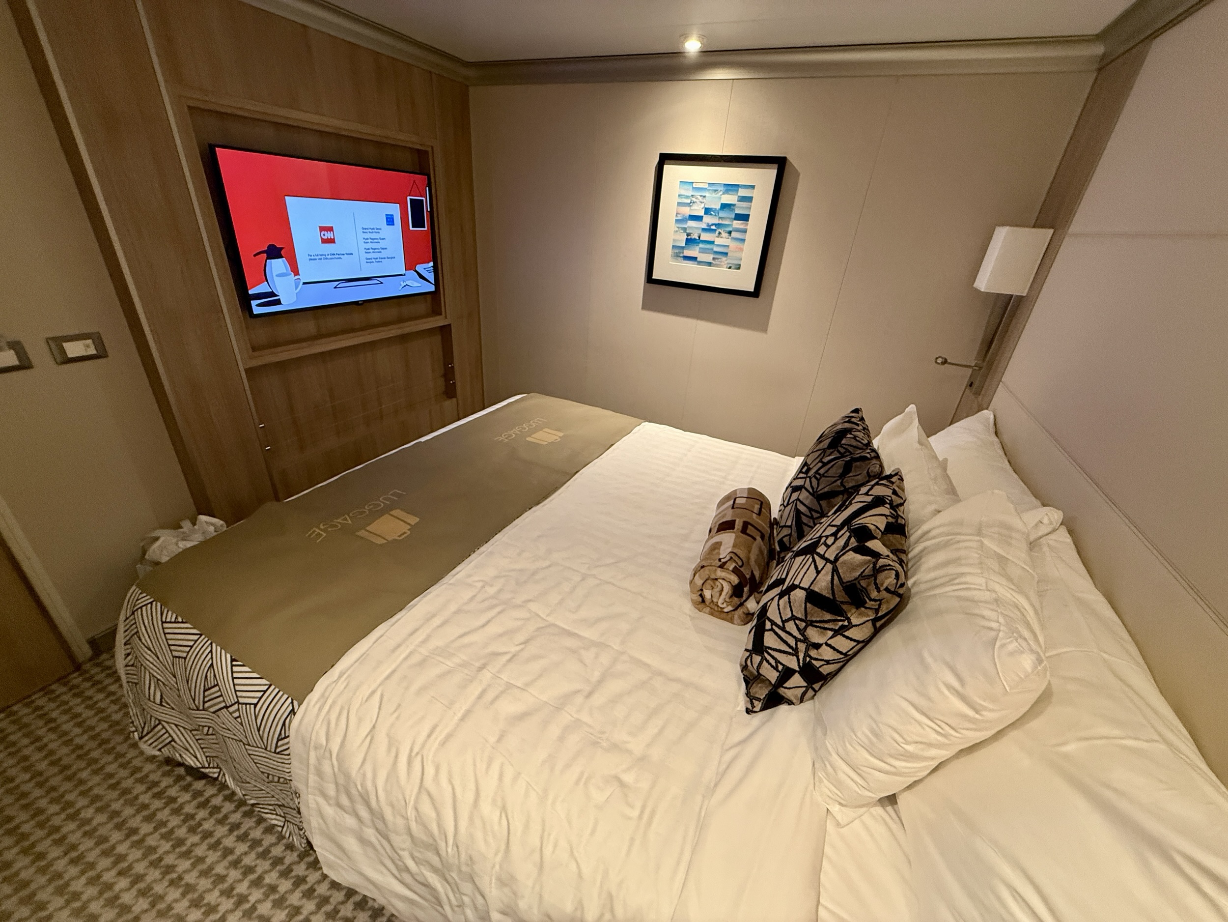 Interior stateroom 6025 on Holland America's Rotterdam