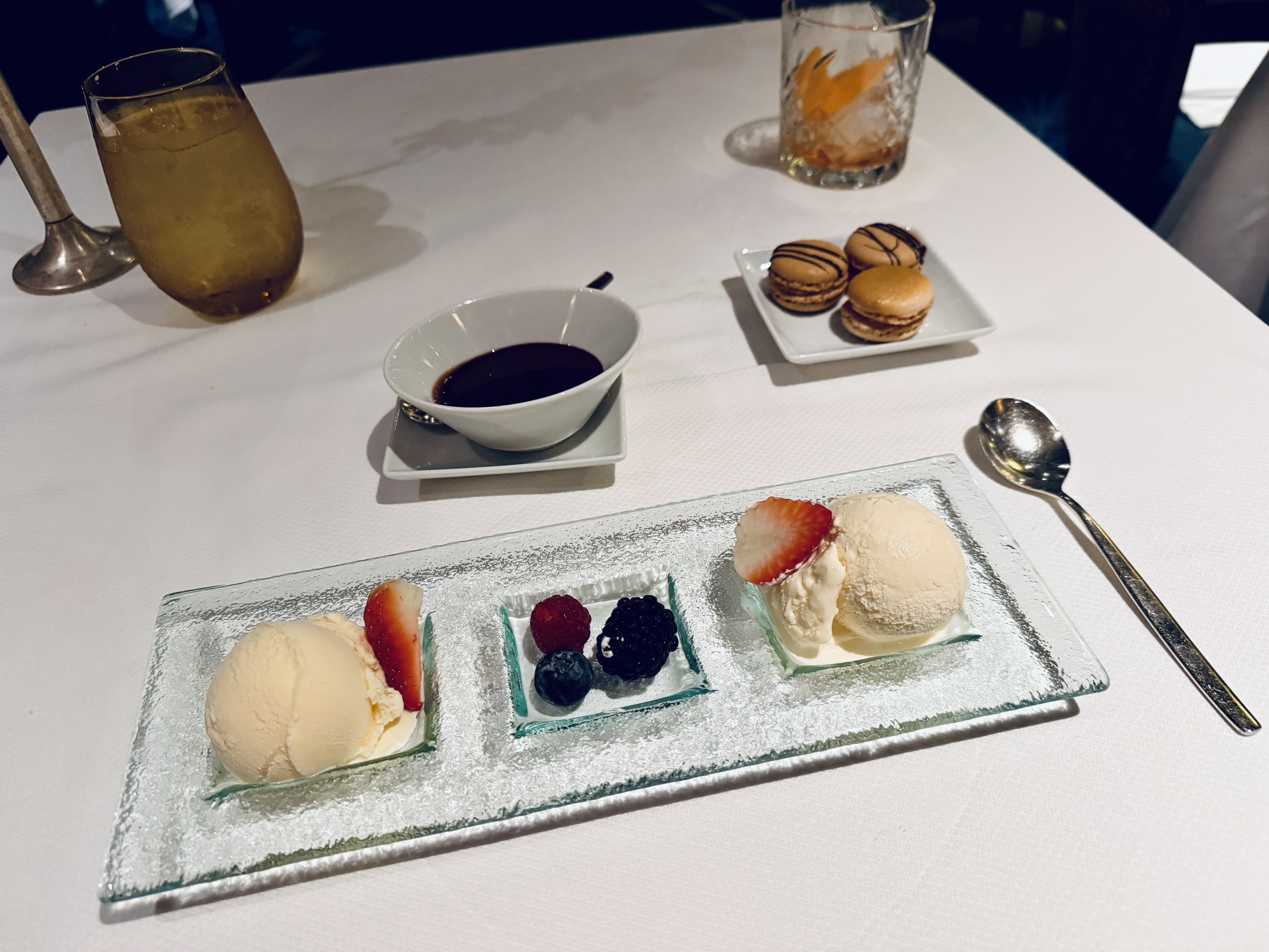 Vanilla ice cream from Pinnacle Grill on Rotterdam