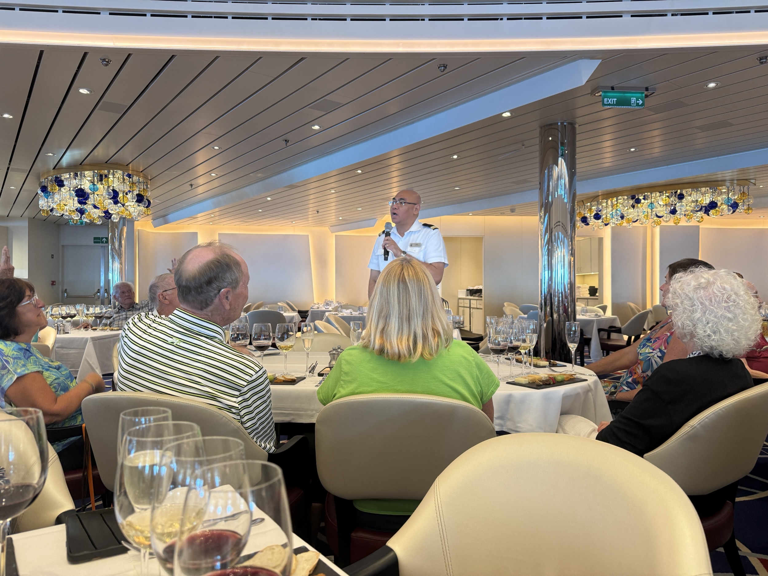 Rotterdam's Cellar Master leading the Regional Wine Tasting