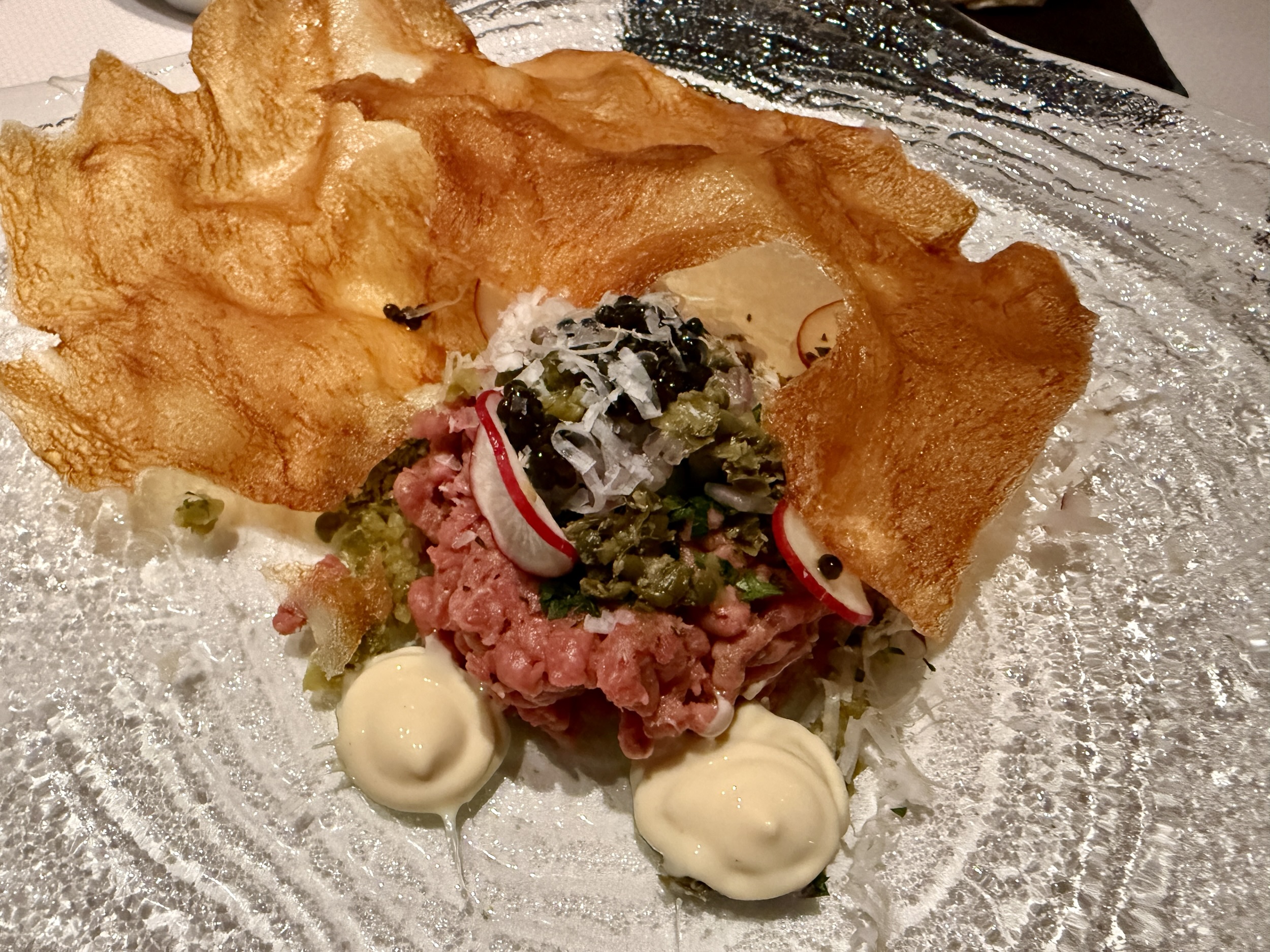 Steak tartare from Rudi's Sel de Mer on Rotterdam
