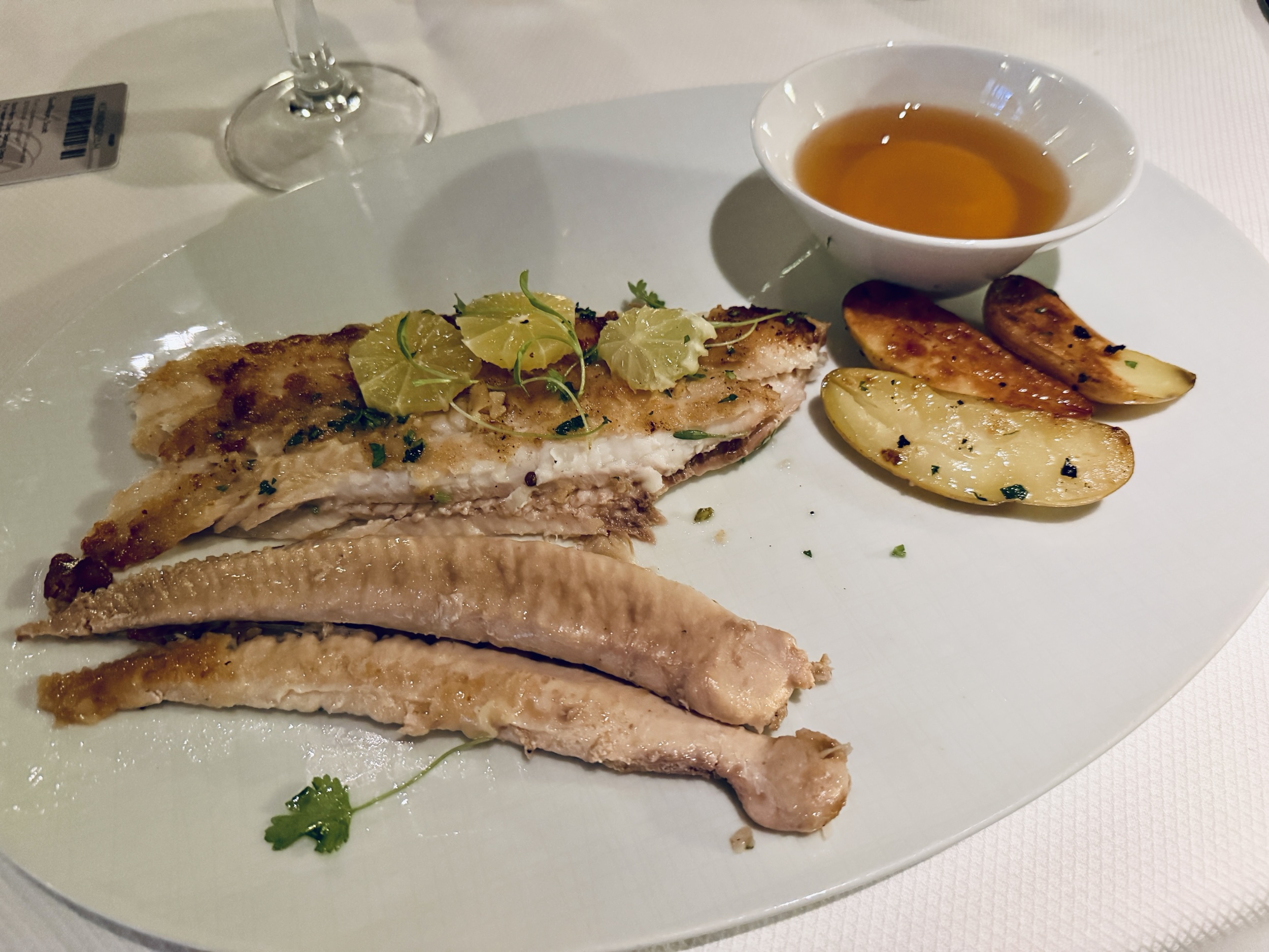 Dover Sole from Pinnacle Grill on Koningsdam