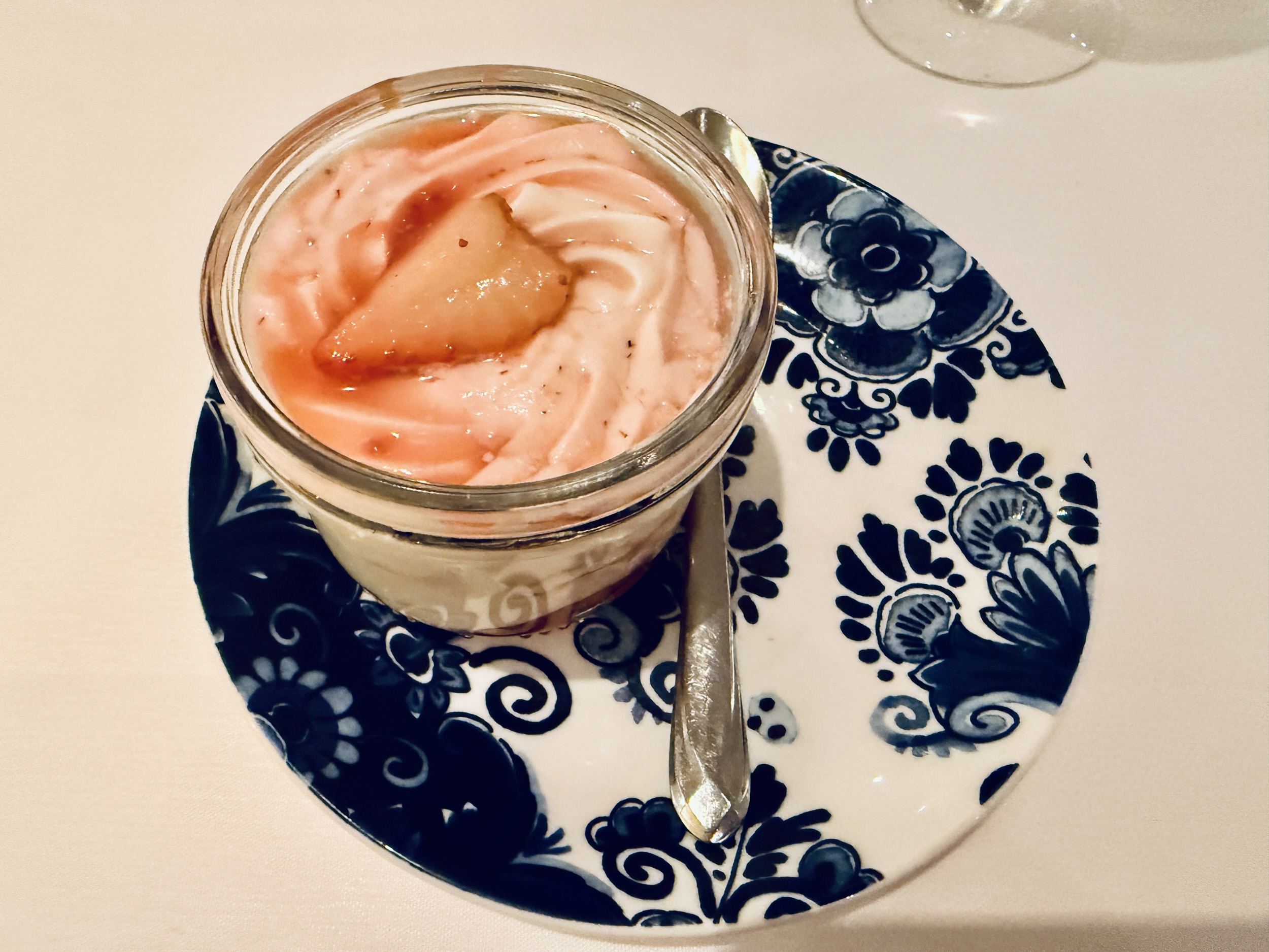 Strawberry Romanoff from the MDR on Koningsdam