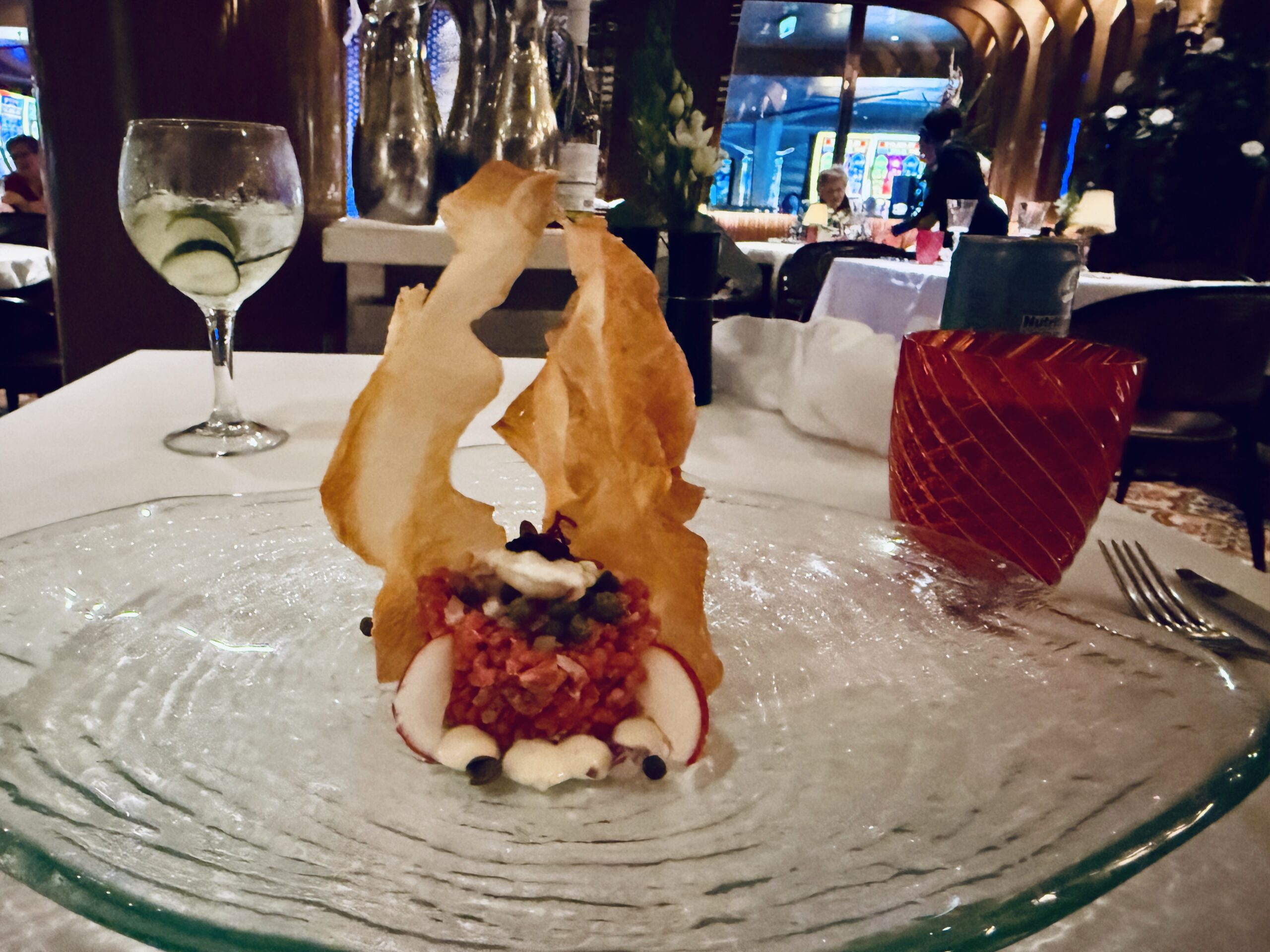 Beef Tartare from Rudi's Sel de Mer on Koningsdam