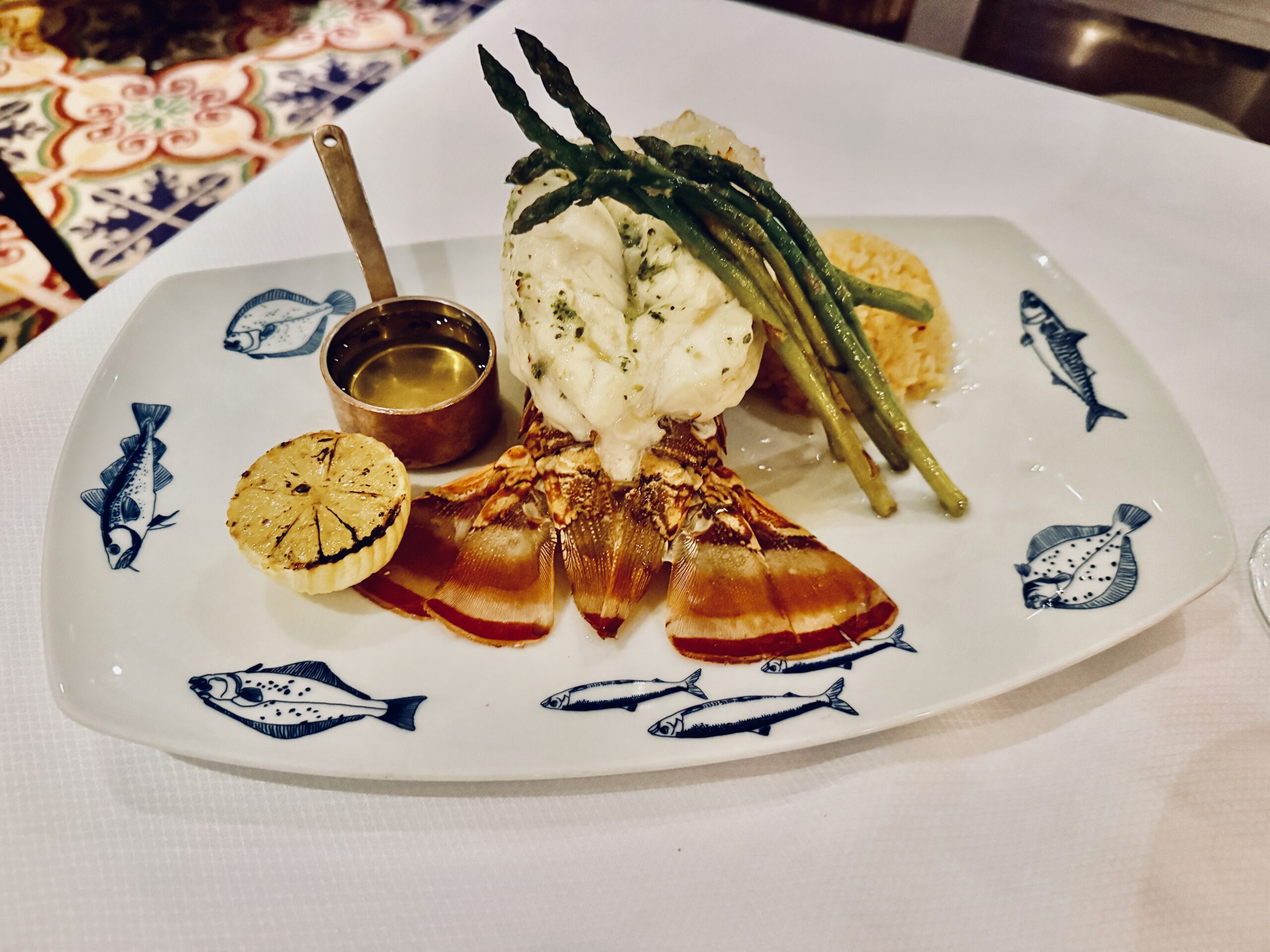 12oz Lobster Tail from Rudi's Sel de Mer on Koningsdam