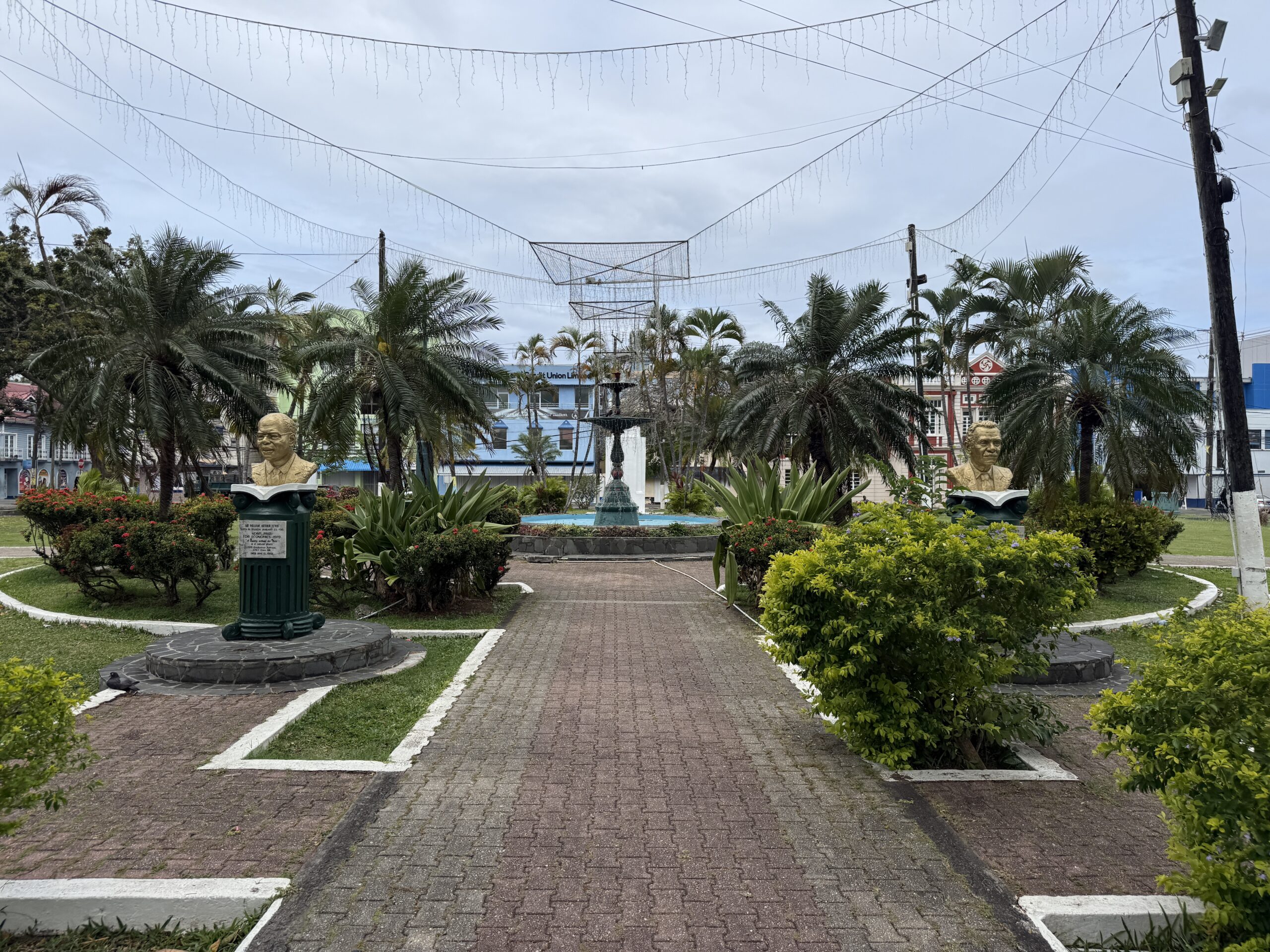 Derek Walcott Square in Castries, St. Lucia