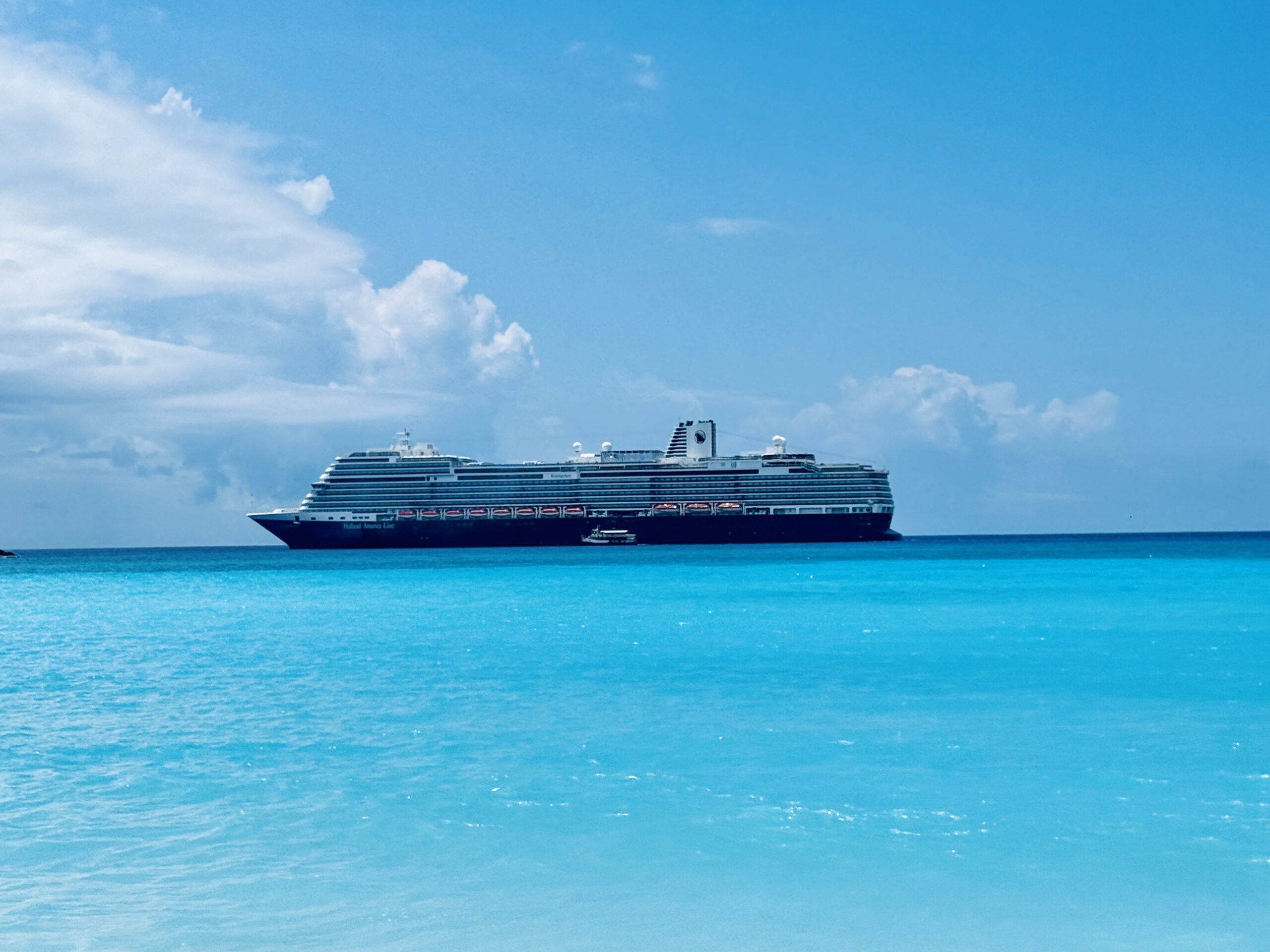 Koningsdam at Half Moon Cay on April 9, 2026