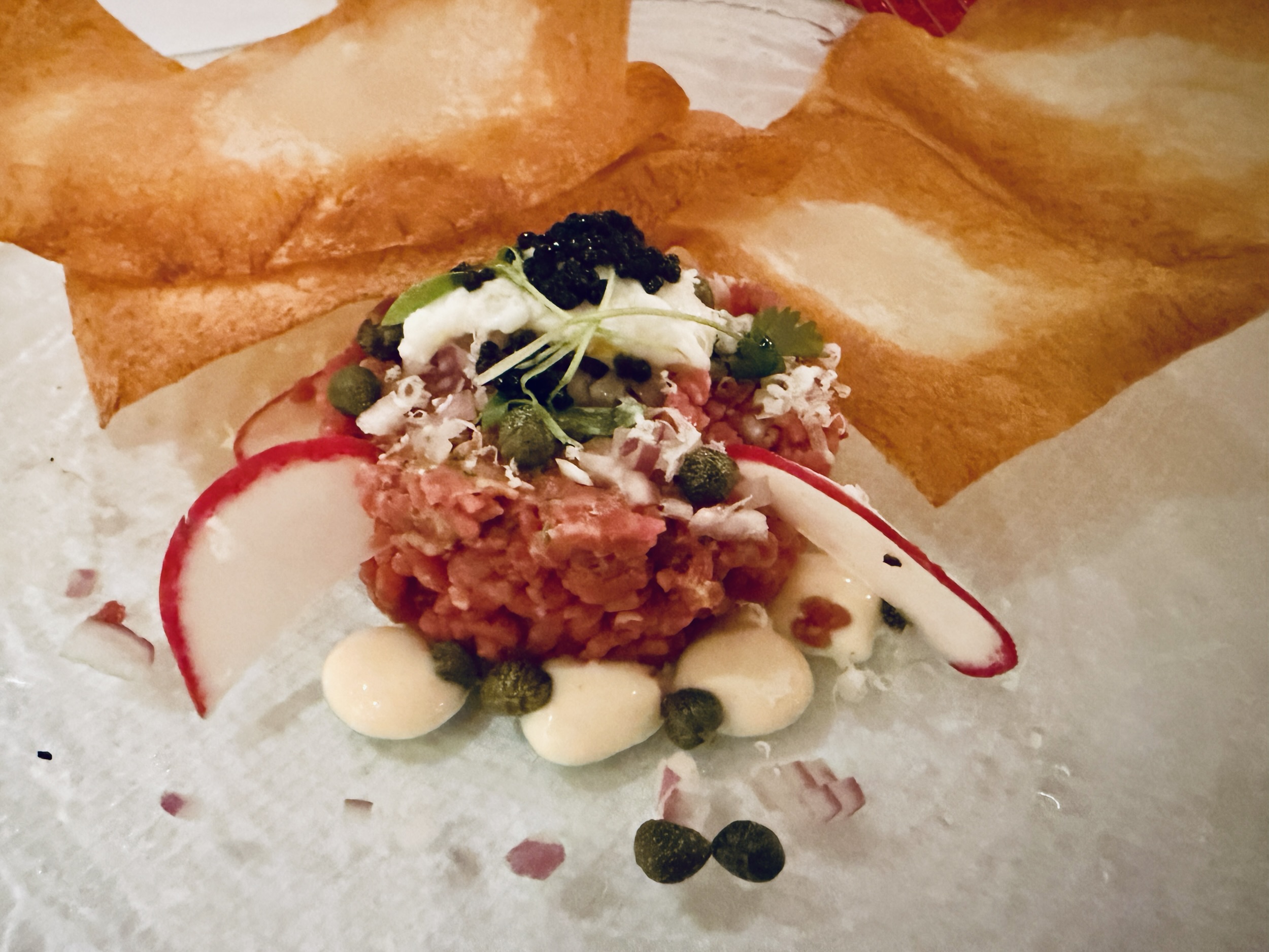 Steak Tartare from Rudi's Sel de Mer on Koningsdam