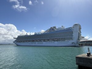 Caribbean Princess in San Juan on April 1, 2026