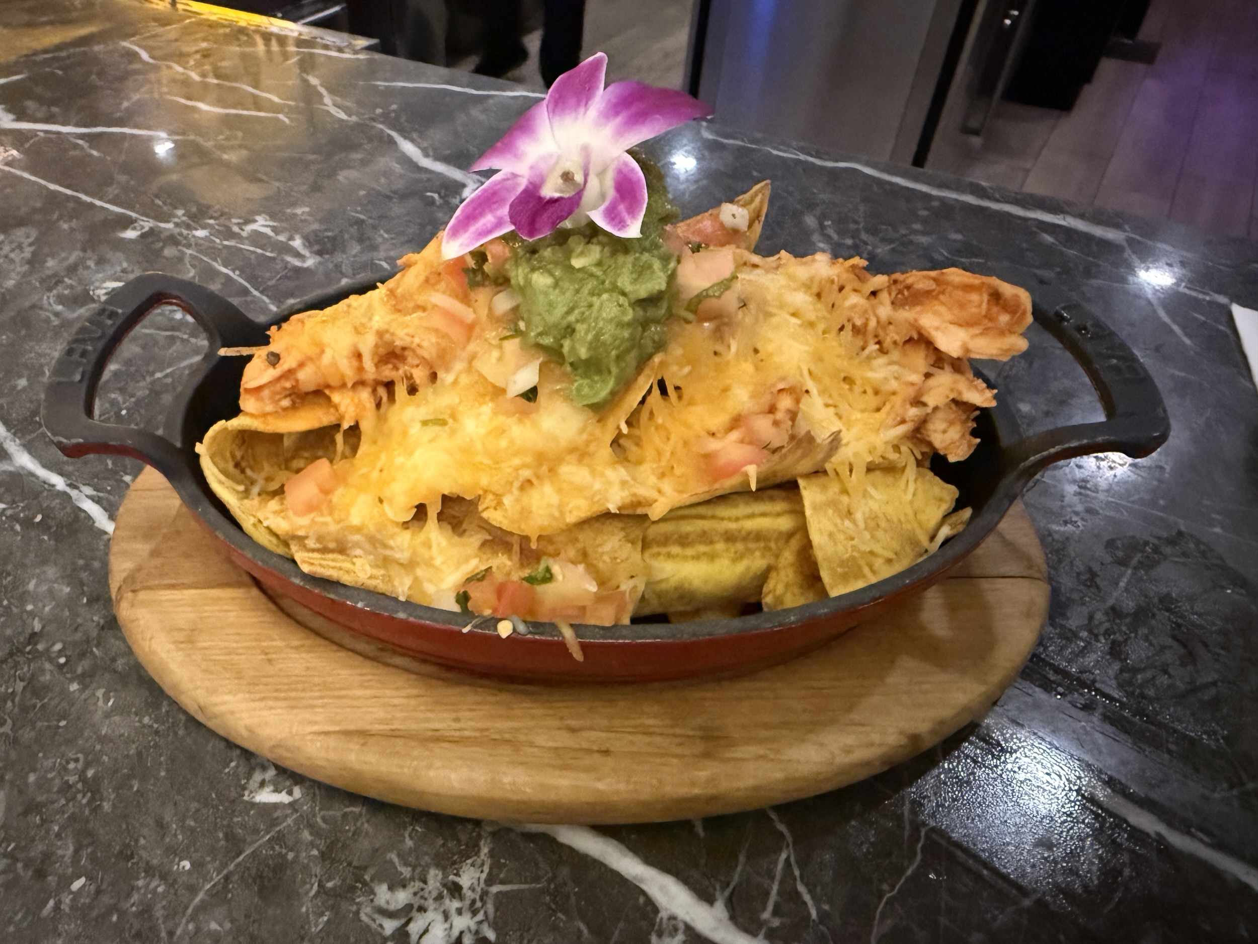 Chicken Plantain Nachos from Kueros in San Juan