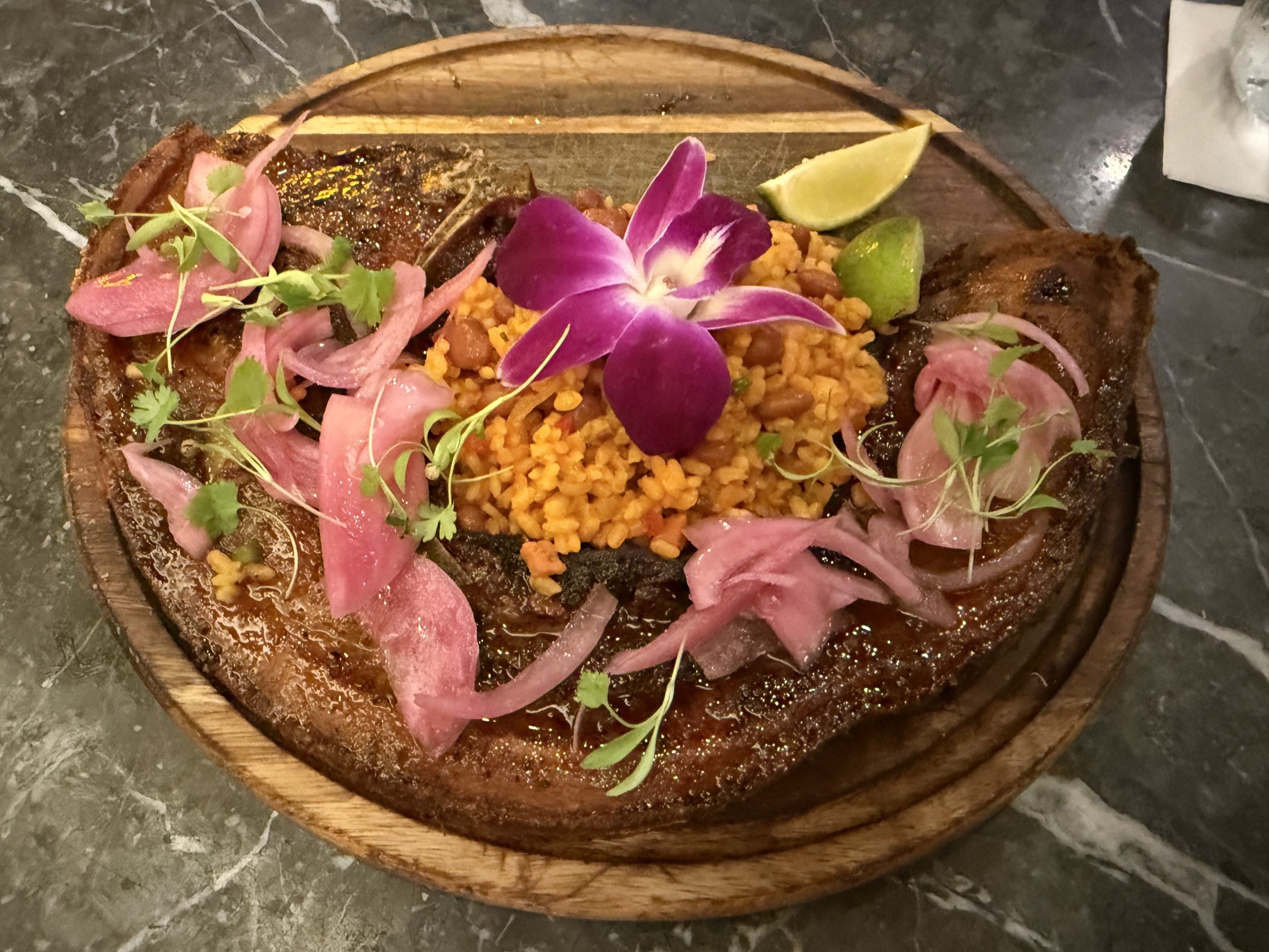 Crispy Kan Kan Pork Chop from Kueros in San Juan