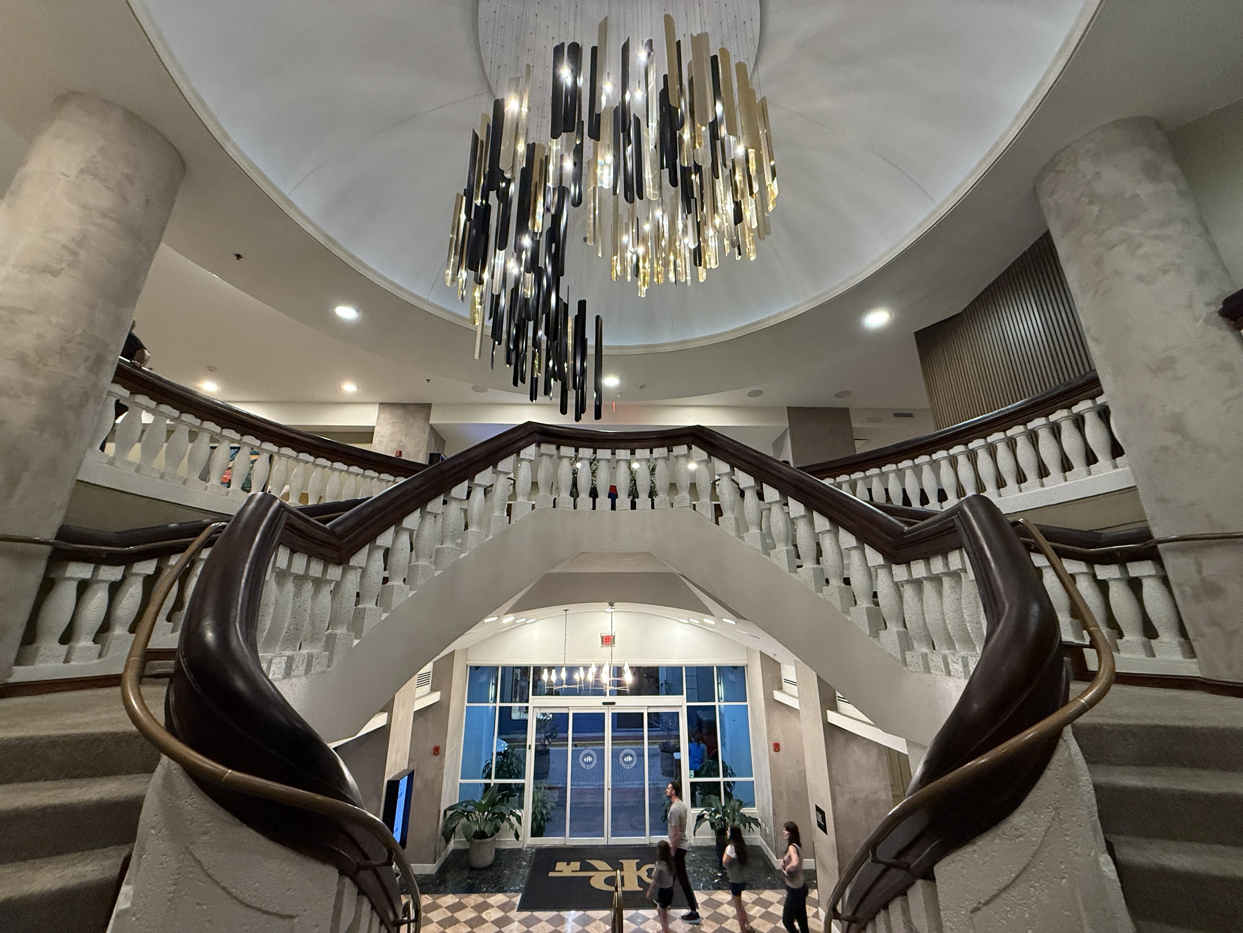 Lobby of Hotel Rumbao in San Juan