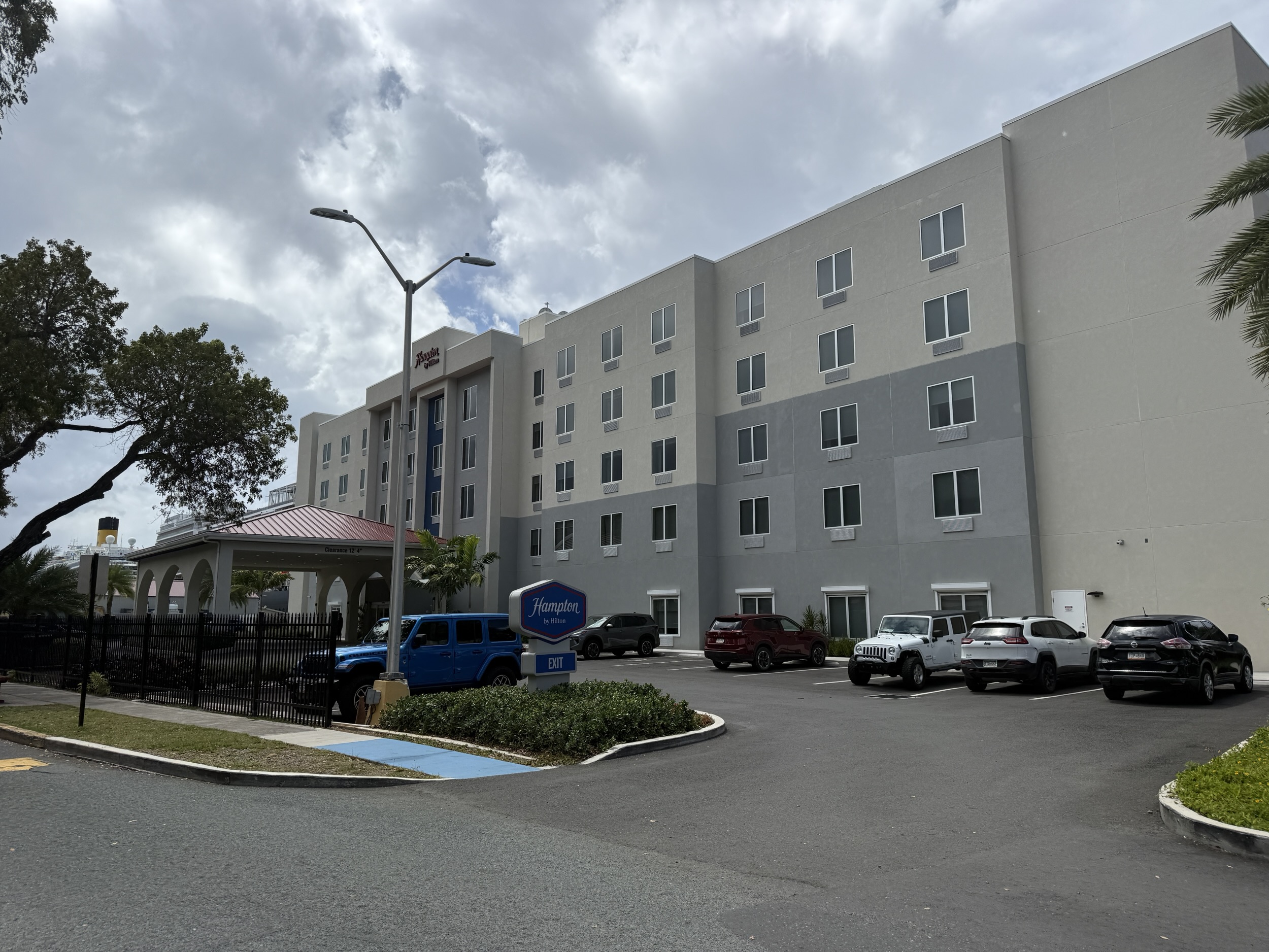 Hampton Inn at the Havensight Cruise Port in St Thomas