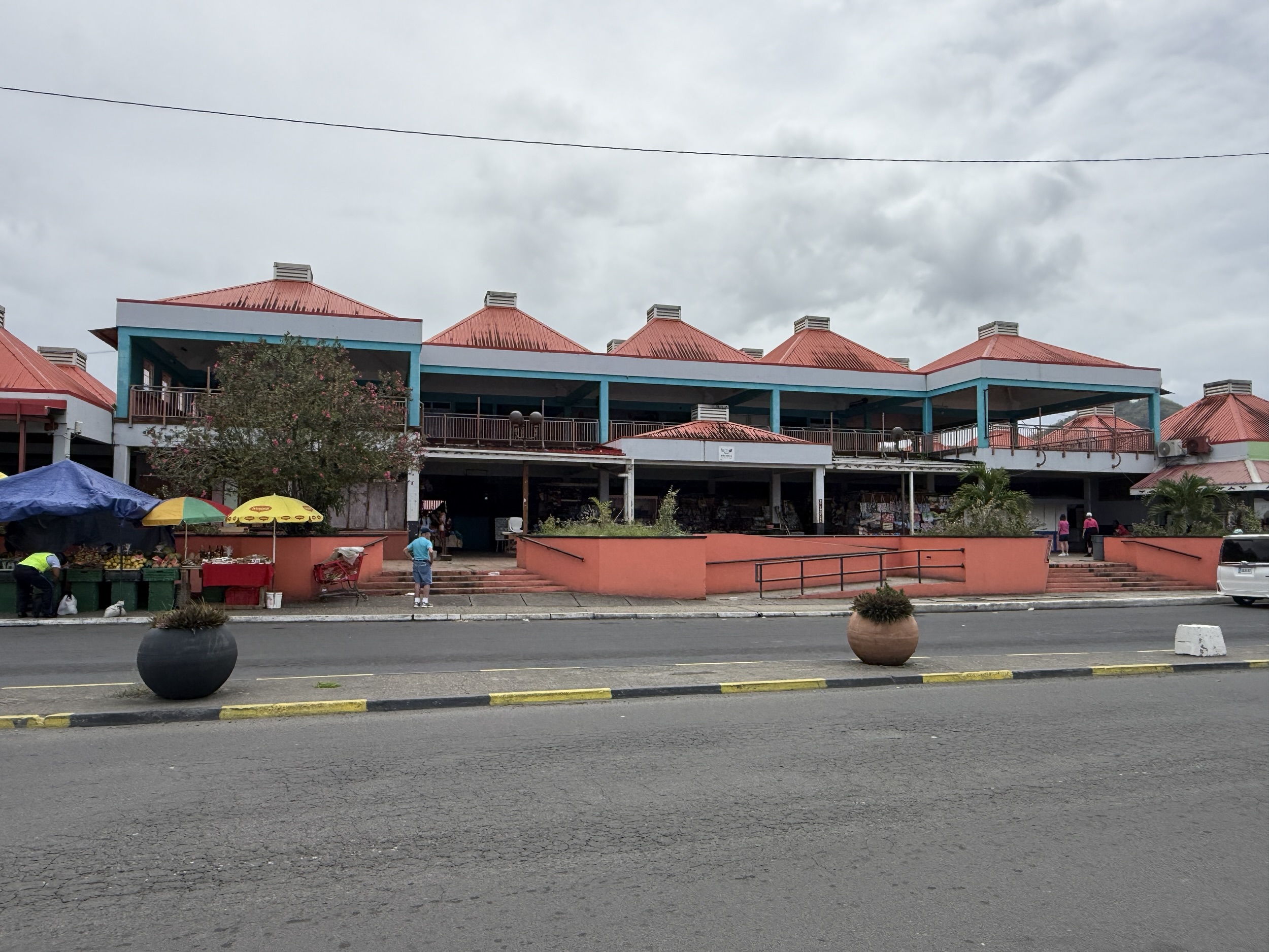 Entrance to the Castries Central Market in St. Lucia