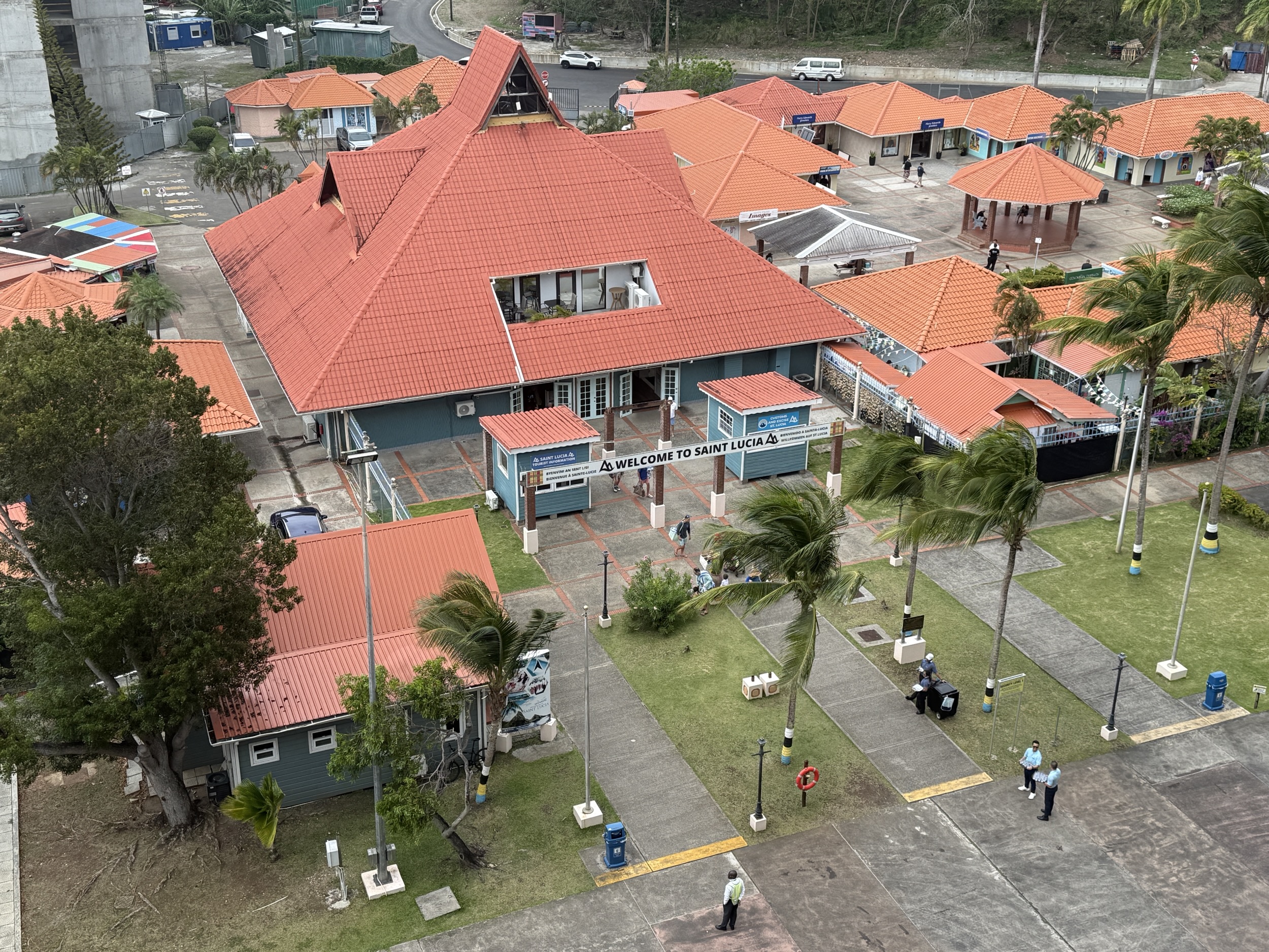 Pointe Seraphine Cruise Port in Castries, St. Lucia