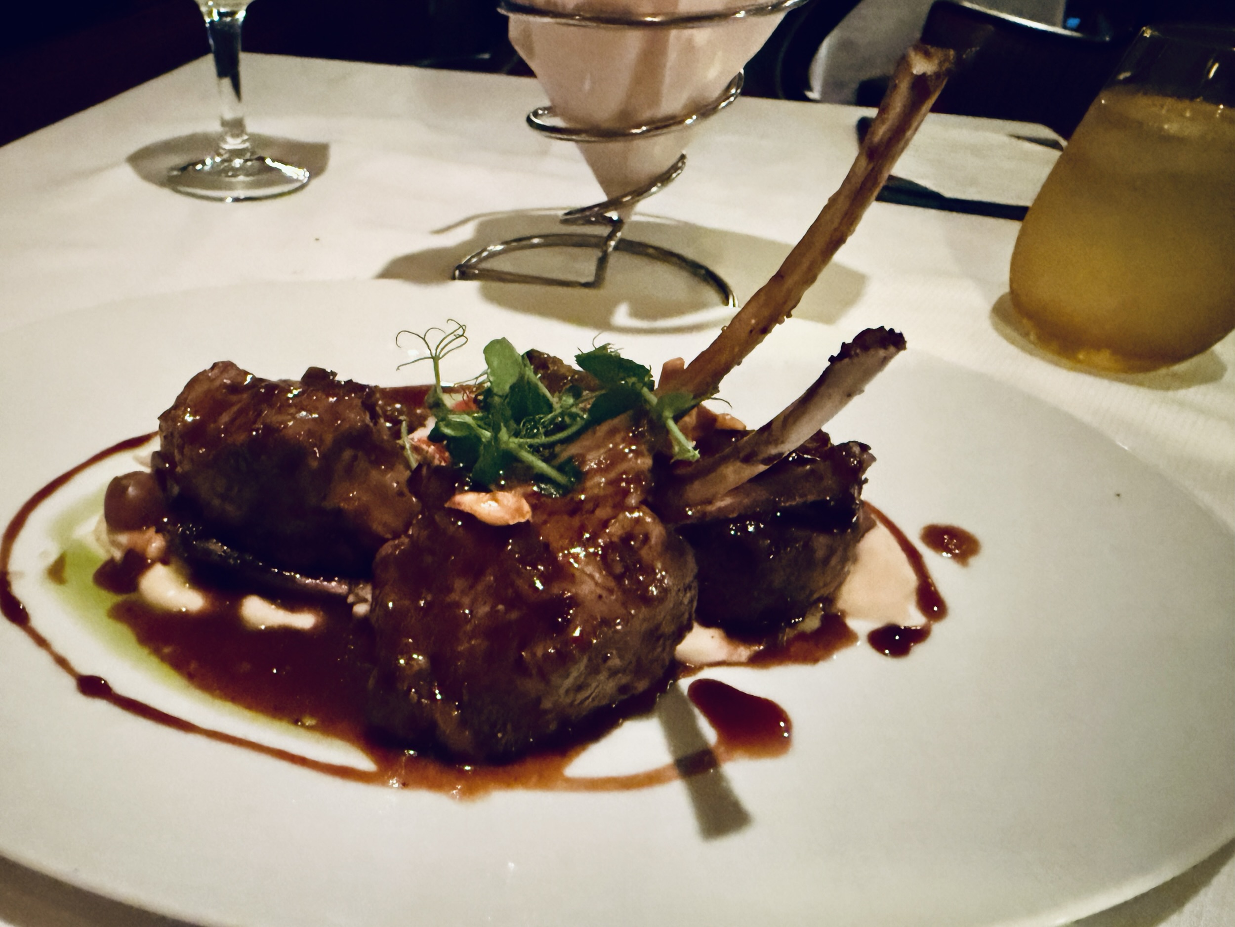 Lamb Chops from Pinnacle Grill on Koningsdam