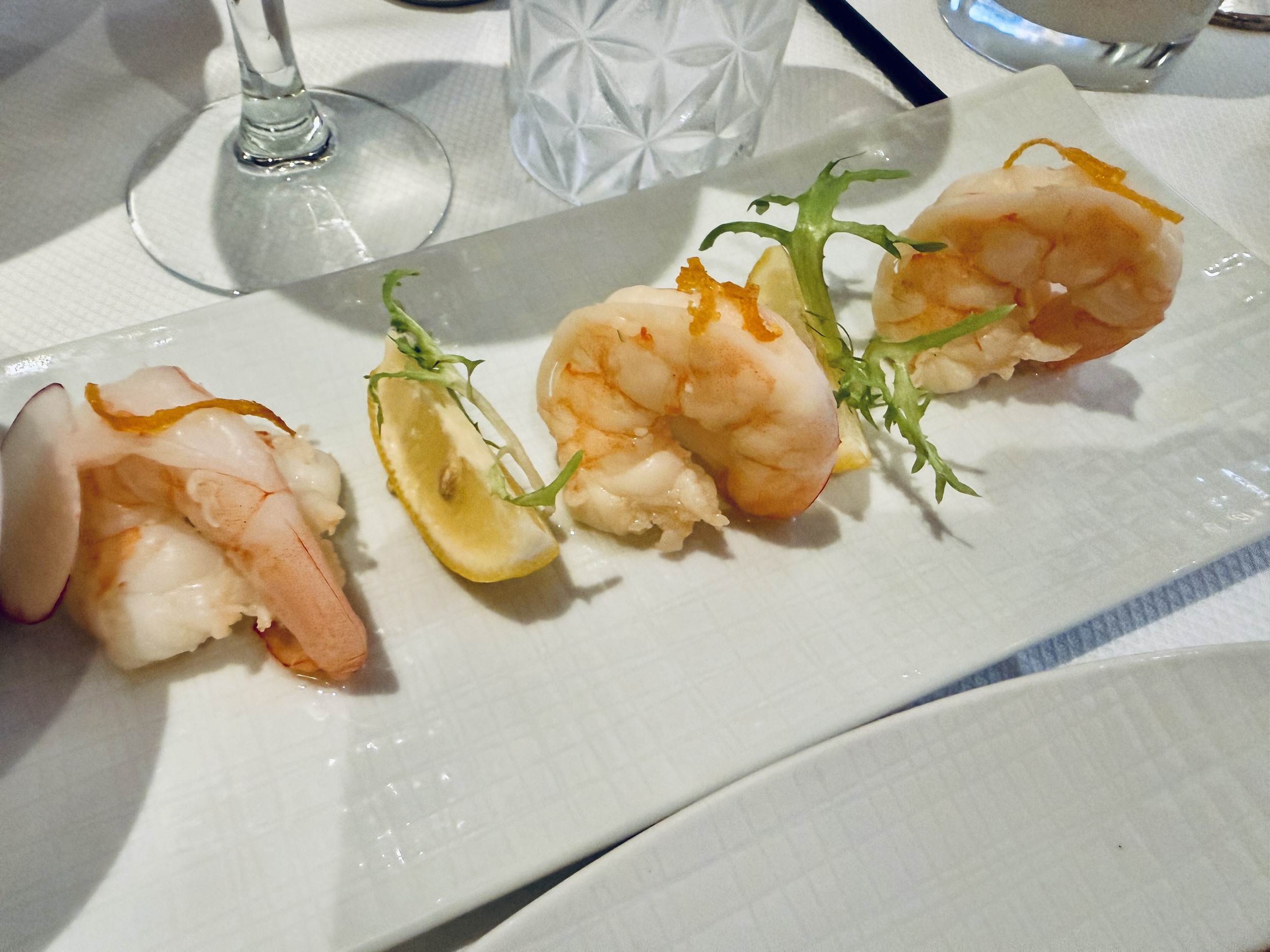 Shrimp cocktail from Pinnacle Grill on Koningsdam