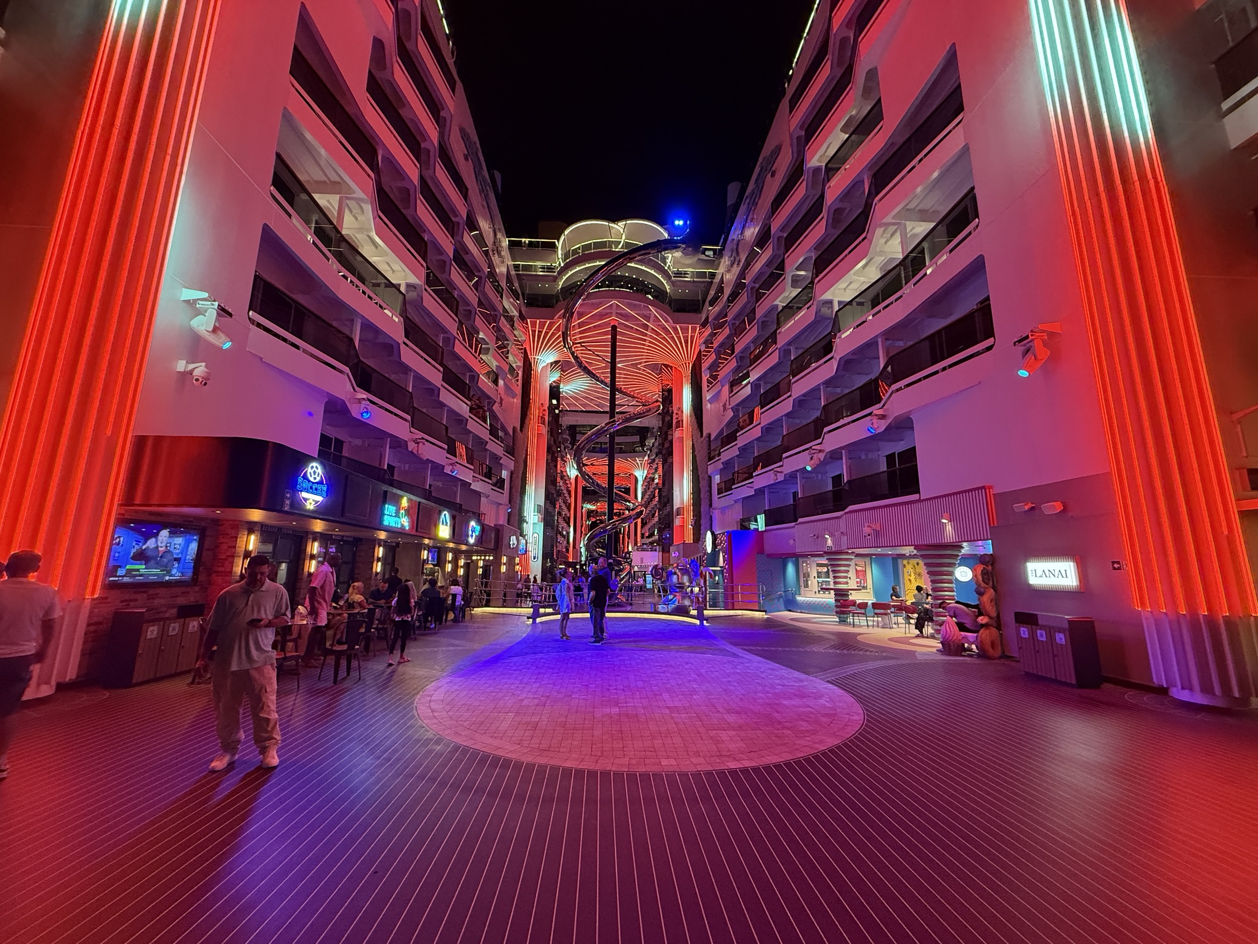 Nightime on World America