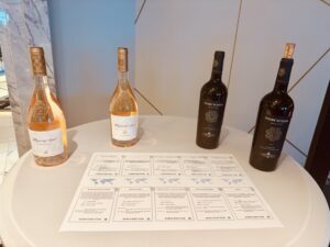 Wine tasting on MSC World America