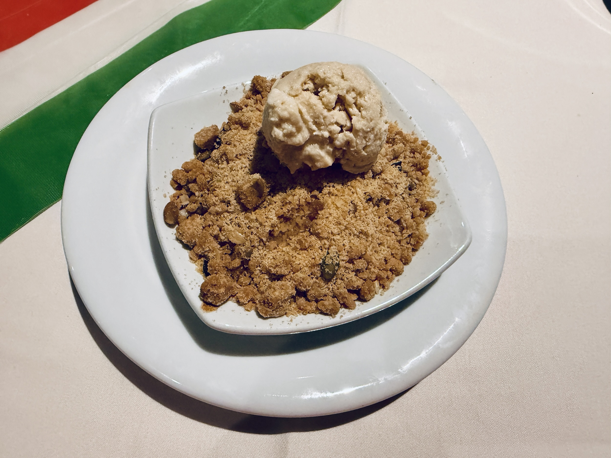 Plum and Apple Crumble