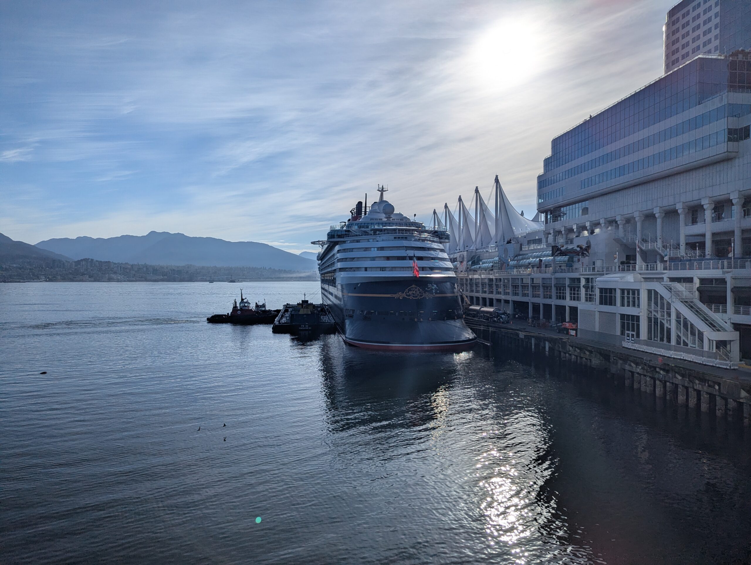 Disney Magic Docked at Canada Place Cruise Terminal