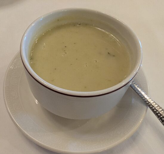 Potato Leek Soup from Concierge Welcome Lunch