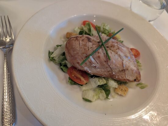Chicken Caesar Salad from Concierge Welcome Lunch