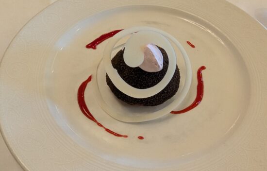 Chocolate Marquise Bombe from Concierge Welcome Lunch