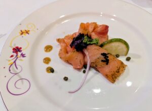 Royal Marinated Salmon from Rapunzel's Royal Gathering on the Disney Magic