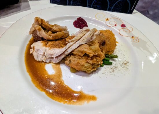 Oven Roasted Turkey Breast from Rapunzel's Royal Gathering on the Disney Magic