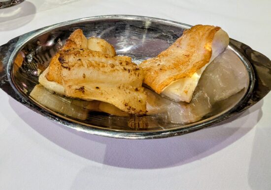 Turbot sampling from Rapunzel's Royal Gathering on the Disney Magic