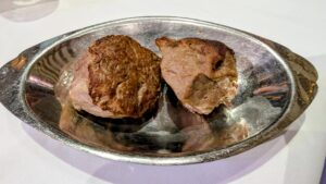 Veal sampling from Rapunzel's Royal Gathering on the Disney Magic
