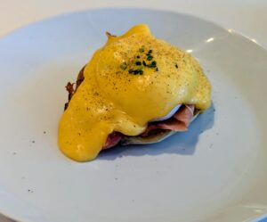 Poached Egg with Rosemary Ham from Palo Brunch on the Disney Magic