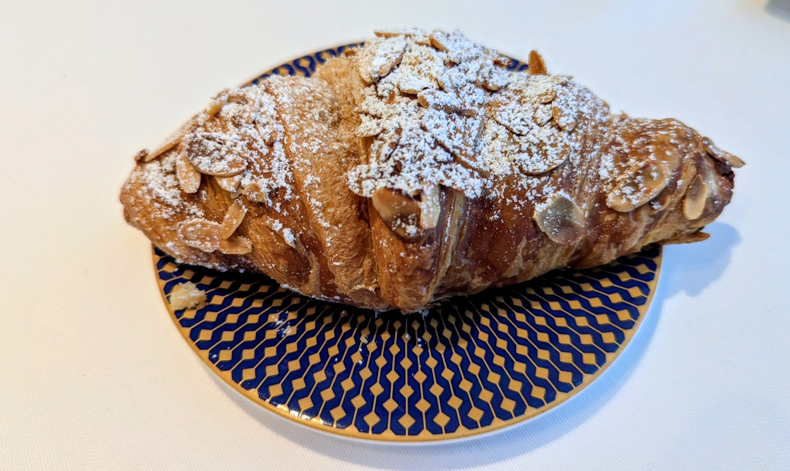 Warm Almond Croissant from Palo on the Disney Magic