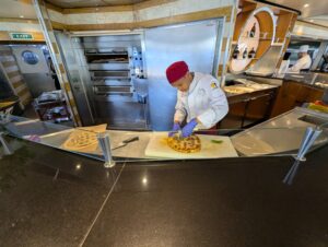 Njabulo, Flatbread Artisan in Palo on the Disney Magic